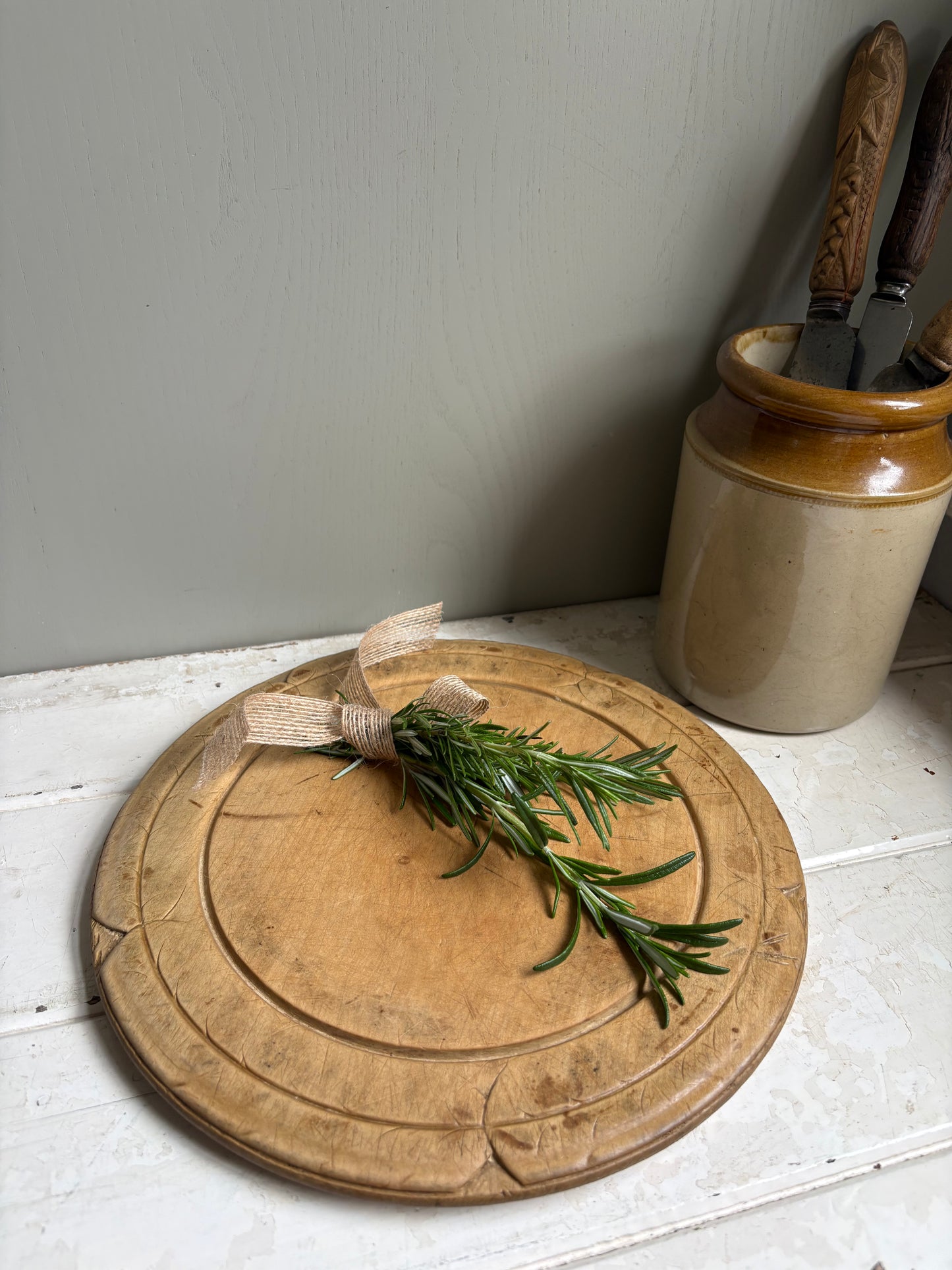 Antique English Bread Board