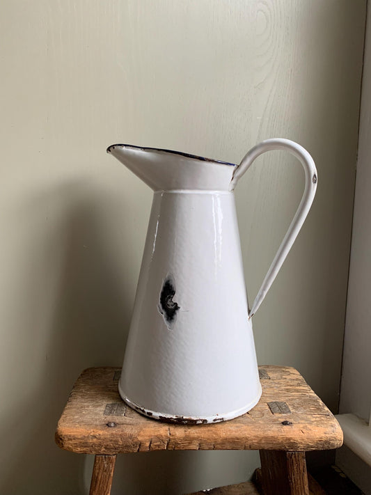Enamelware jug, Pitcher, Ewer