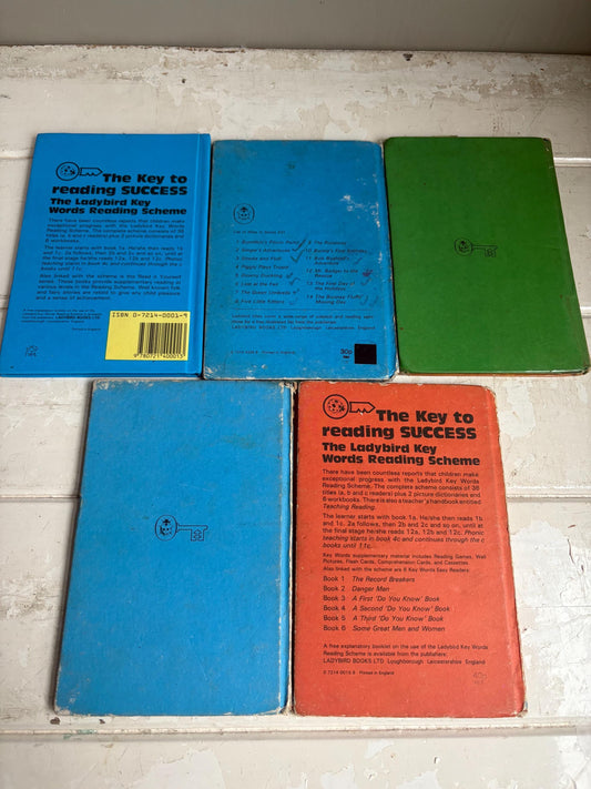 Five Ladybird Books, Vintage Ladybird Books