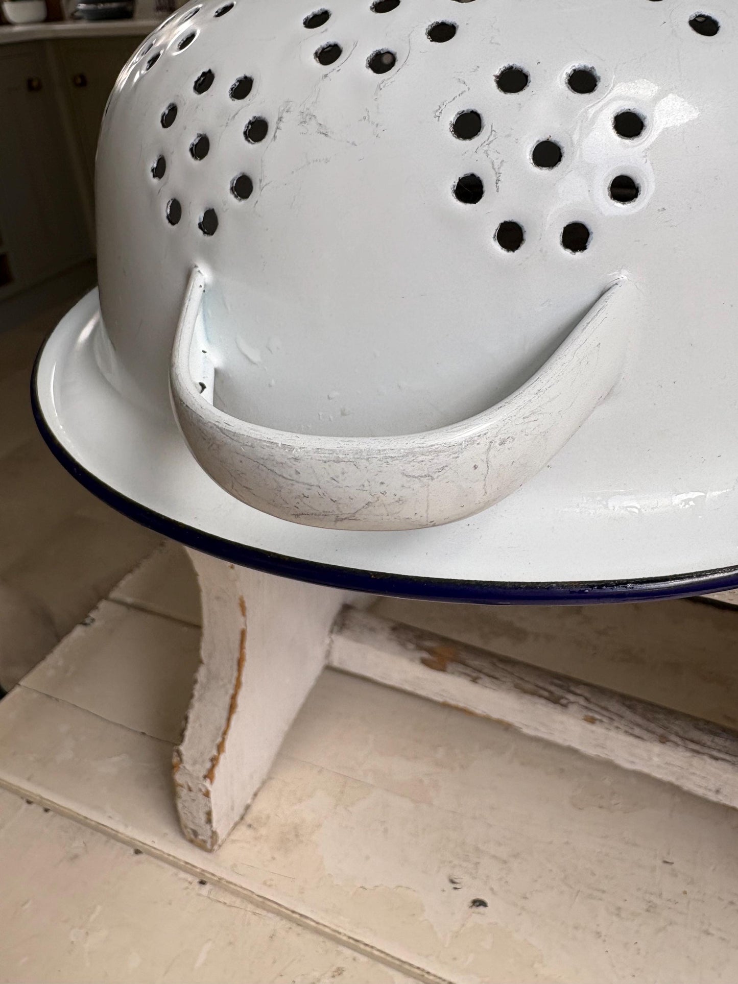Enamelware Vintage Colander