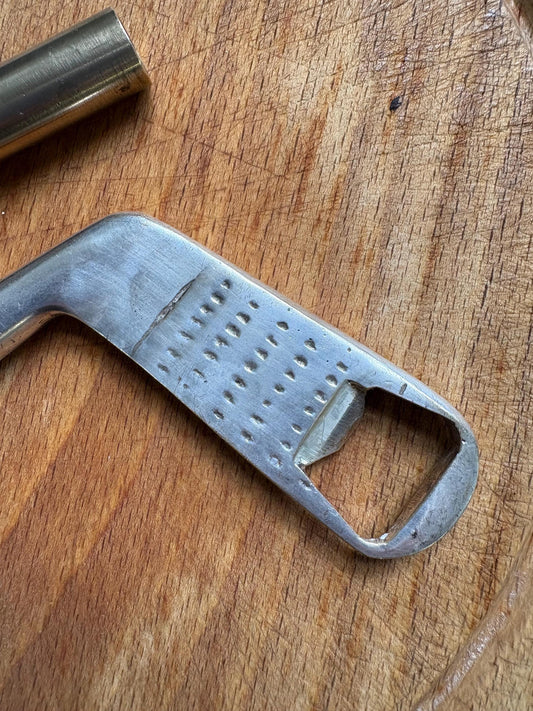 Vintage Golf Club Bottle Opener, Corkscrew