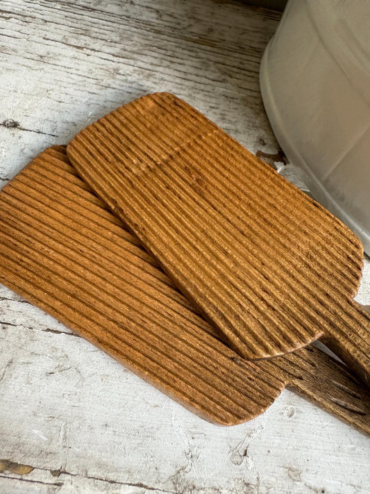 Old Wooden Butter Pats