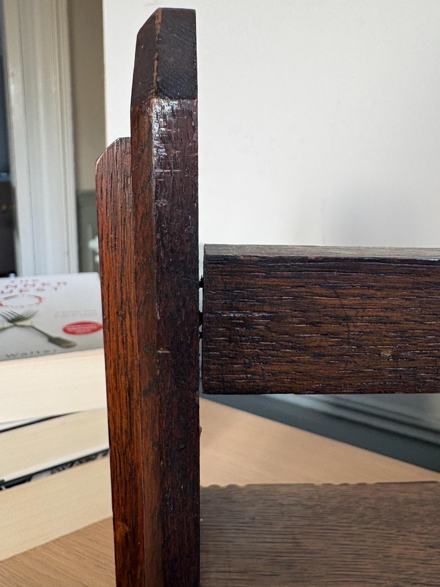 Art Deco Book Trough, Vintage Book Stand, Book Shelf.