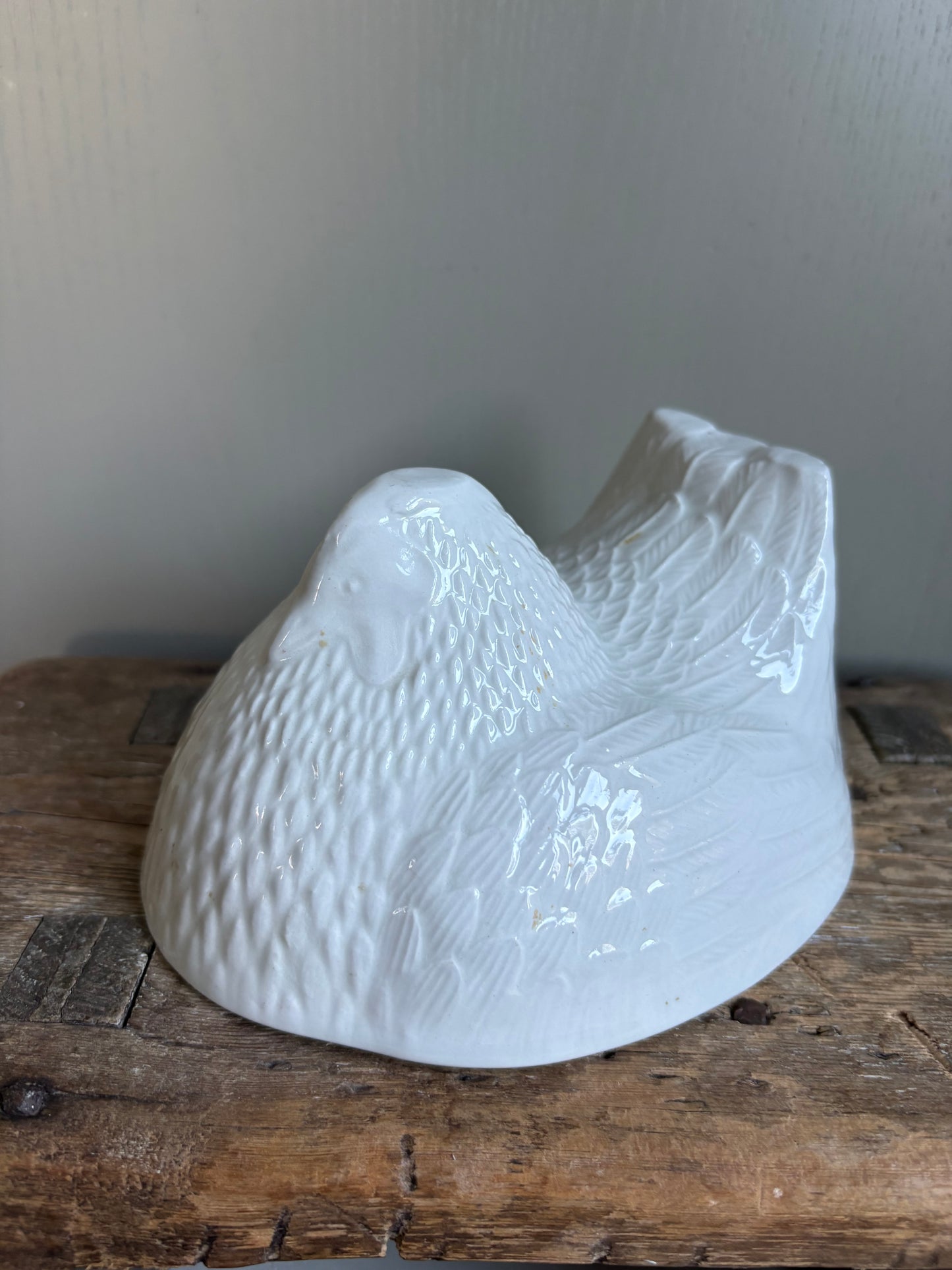 Antique Chicken Jelly Mould