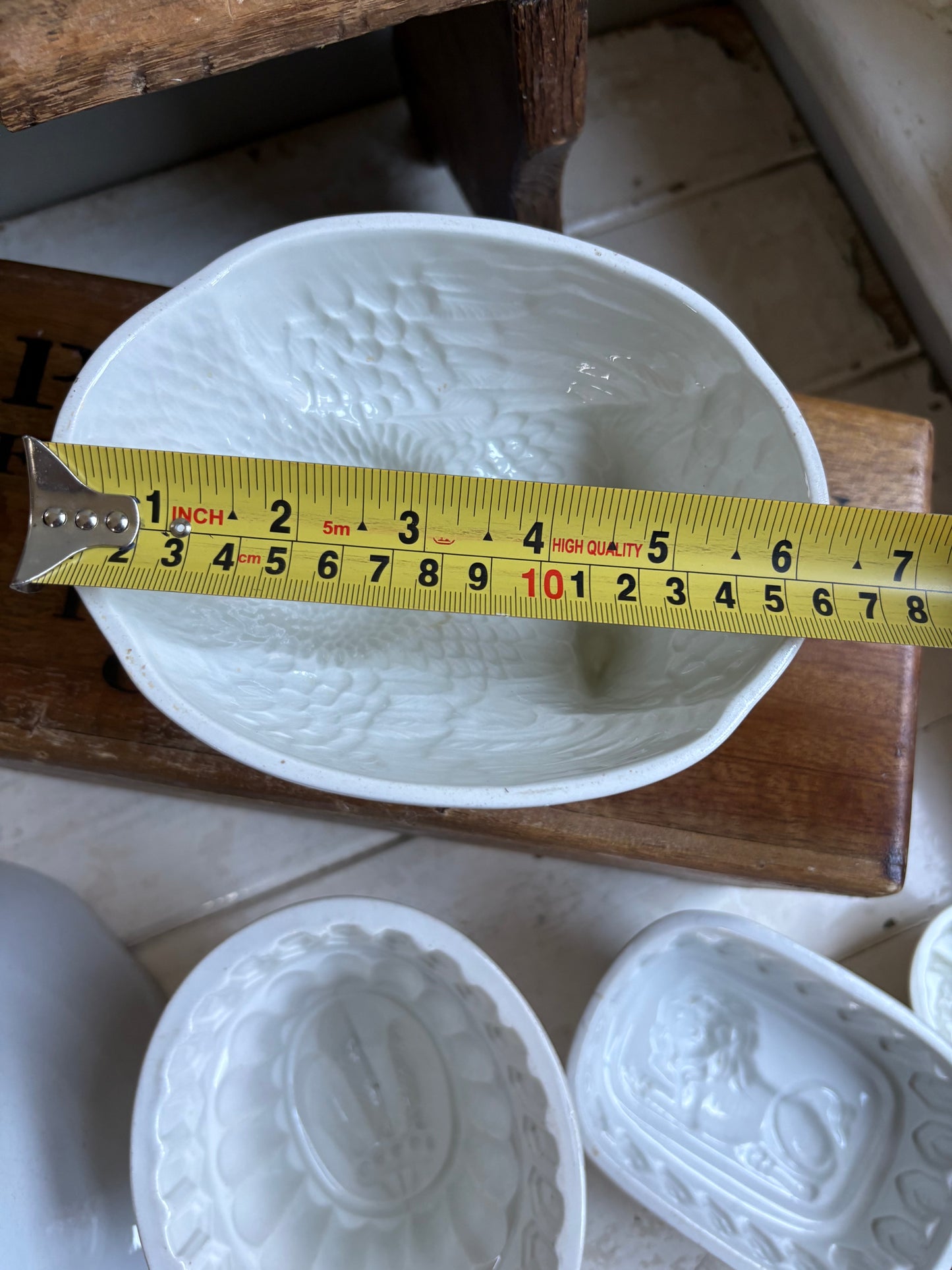 Antique Chicken Jelly Mould
