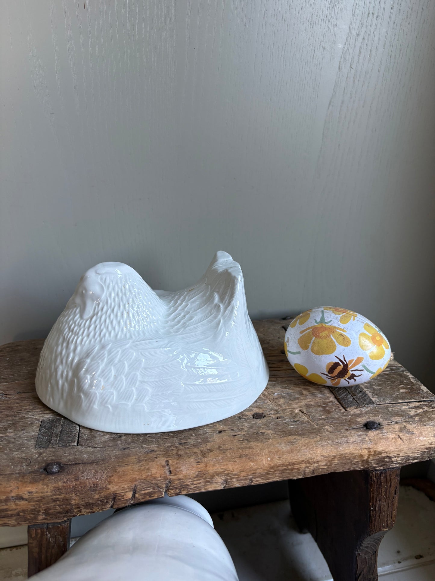 Antique Chicken Jelly Mould