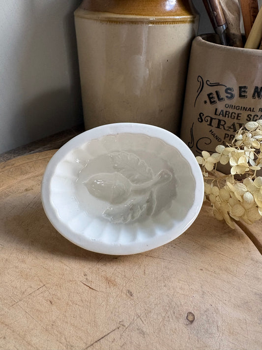 Ironstone Jelly Mould, Acorn Jelly Mould, Antique Kitchenalia