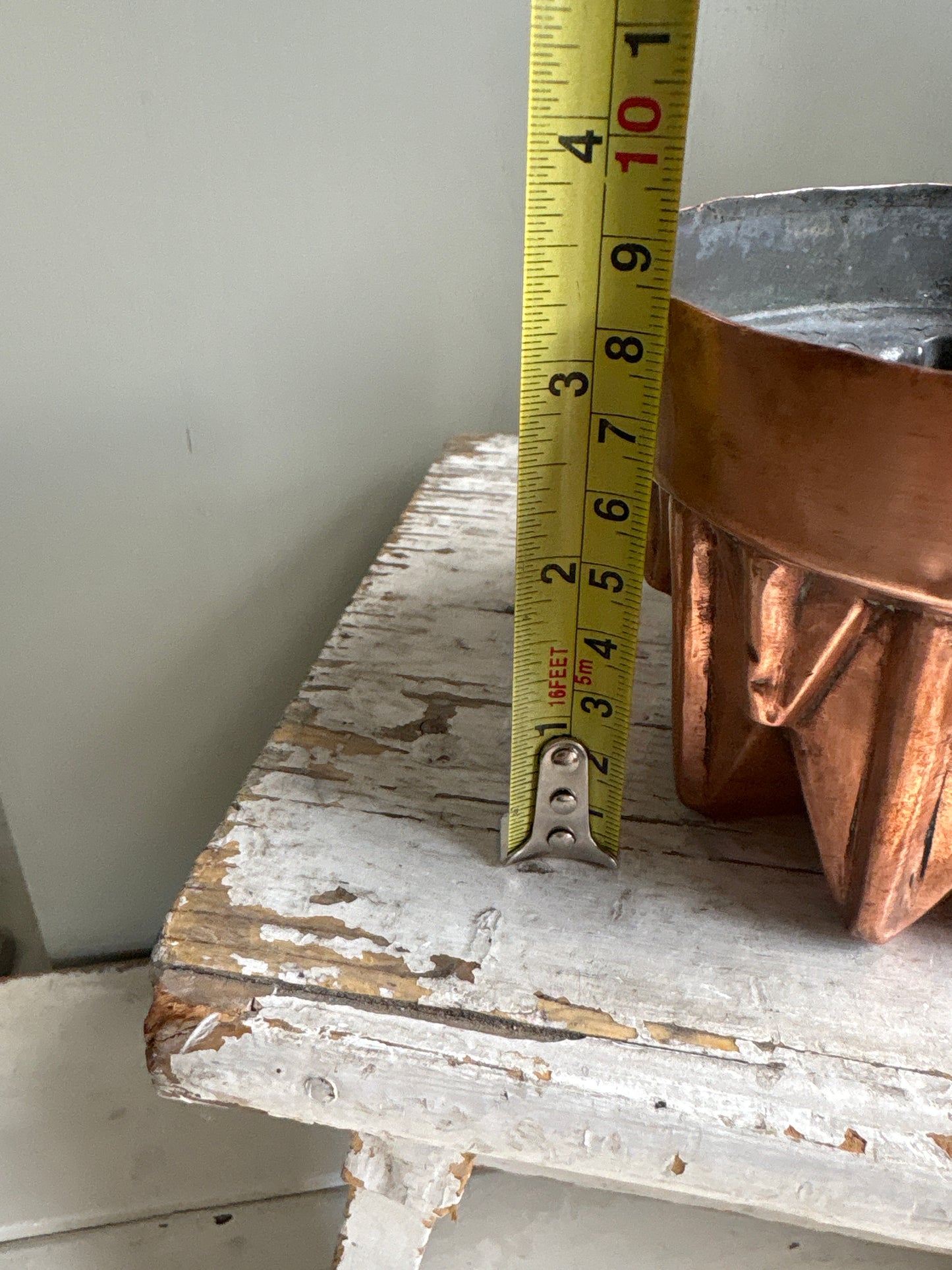 Antique Copper Jelly Mould,Kitchenalia