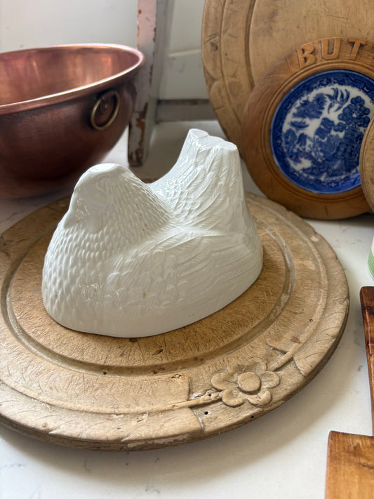 Antique Chicken Jelly Mould