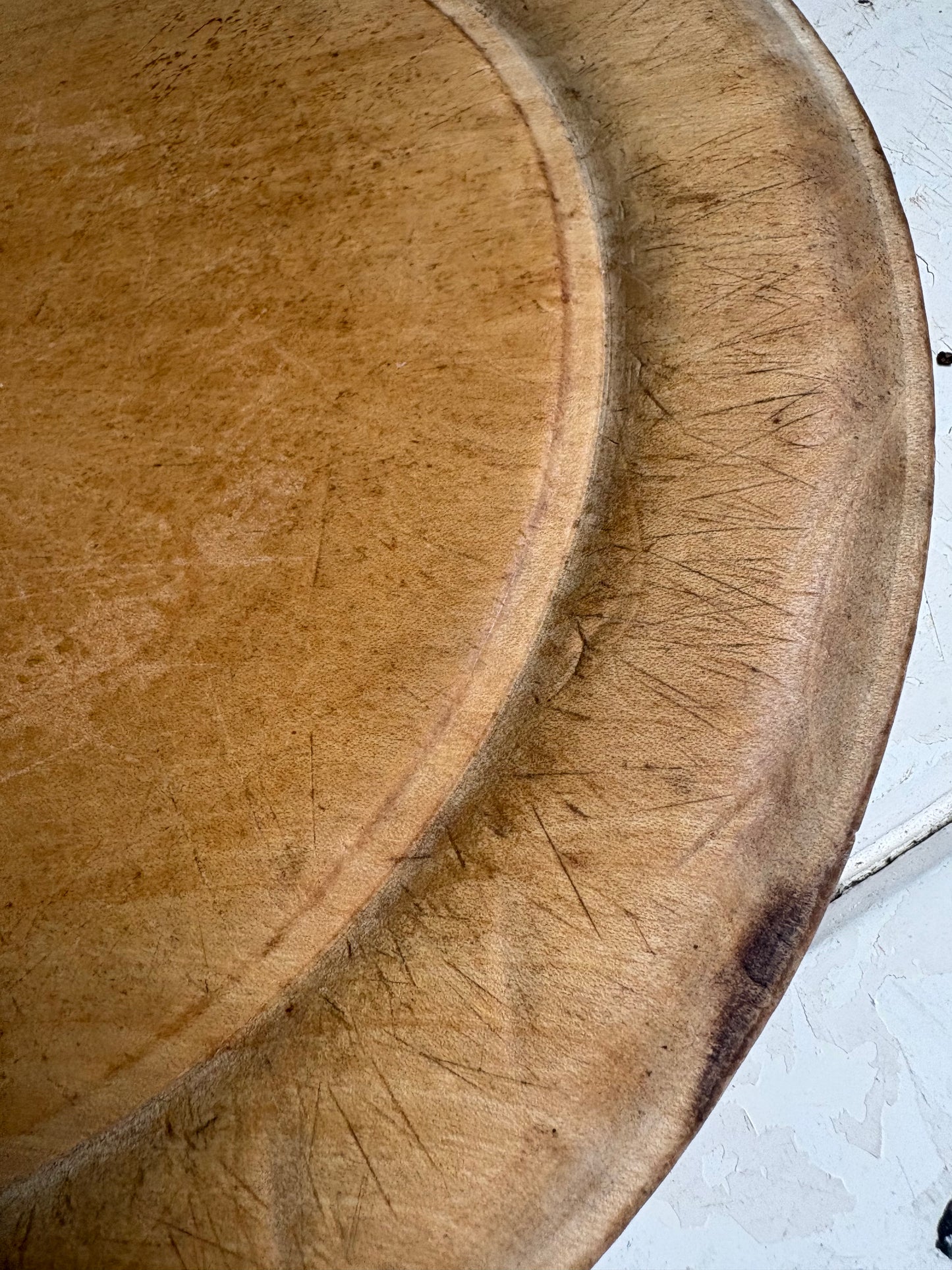 Antique Wooden Bread Board