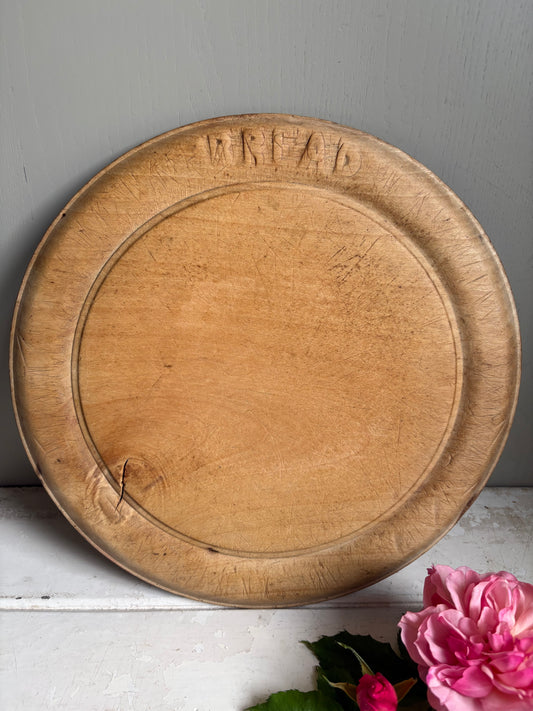 Antique Wooden Bread Board