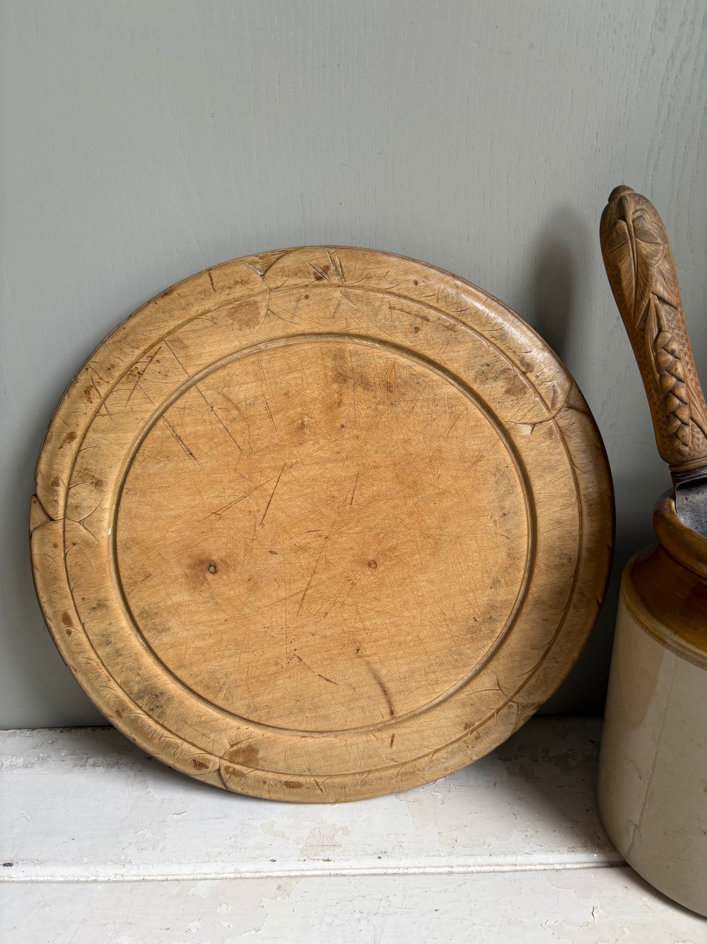 Antique English Bread Board