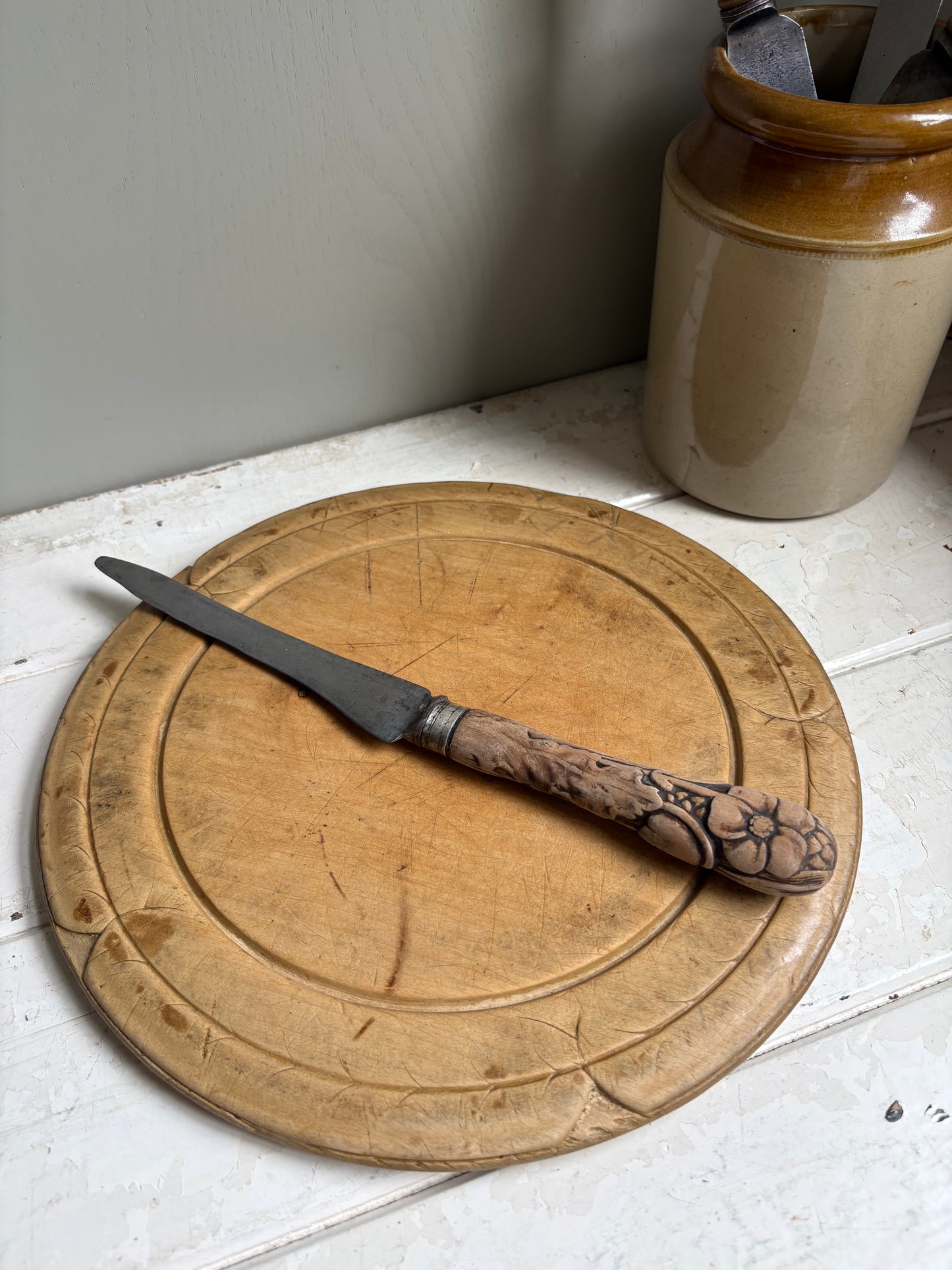 Antique English Bread Board