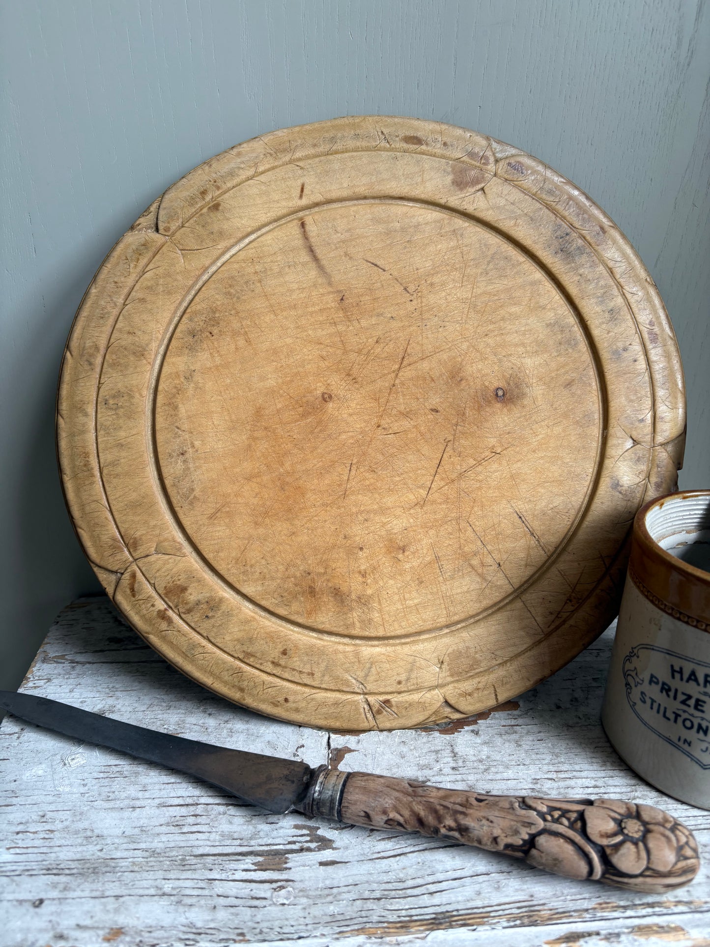 Antique English Bread Board