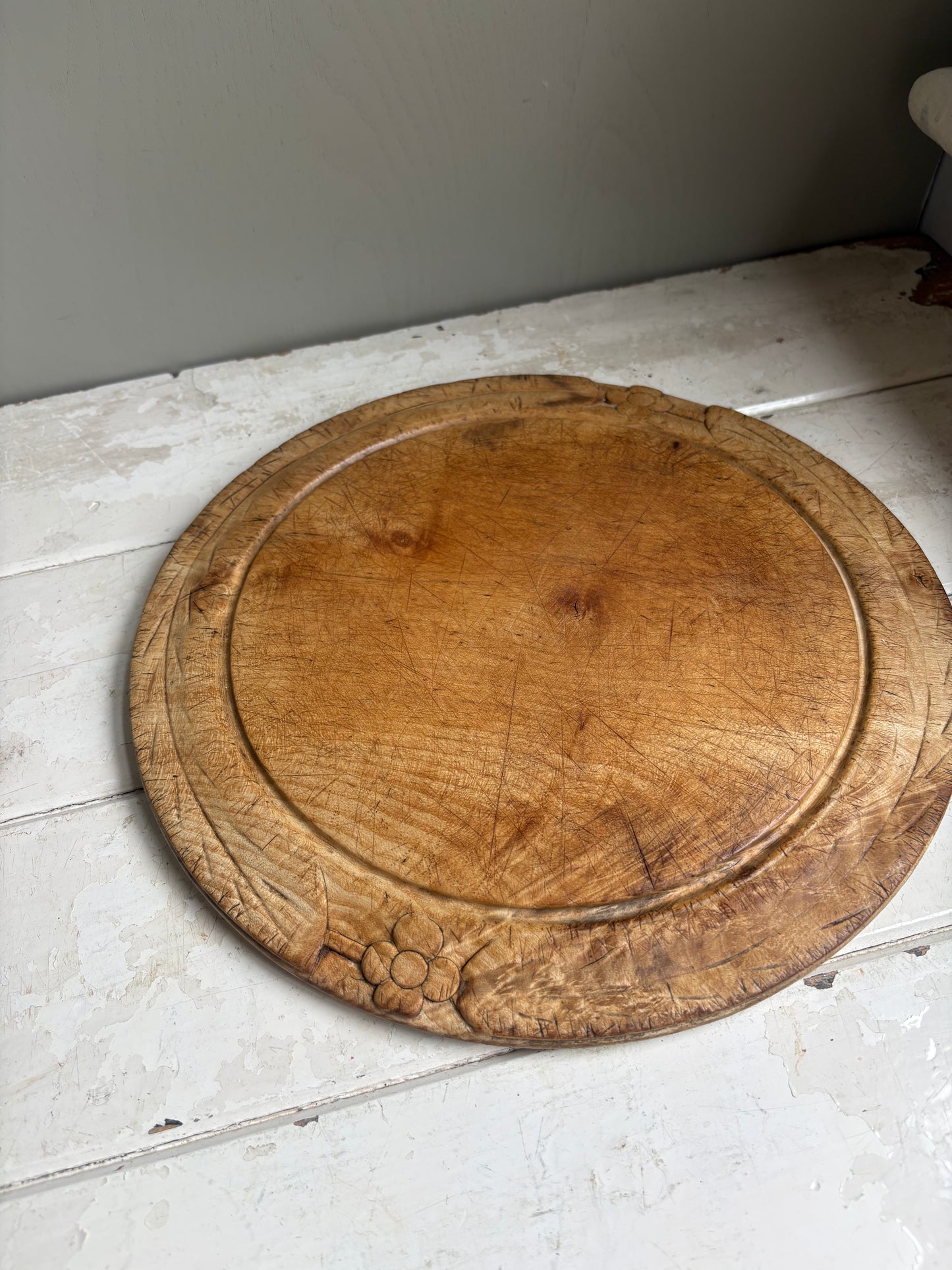 Antique English Bread Board