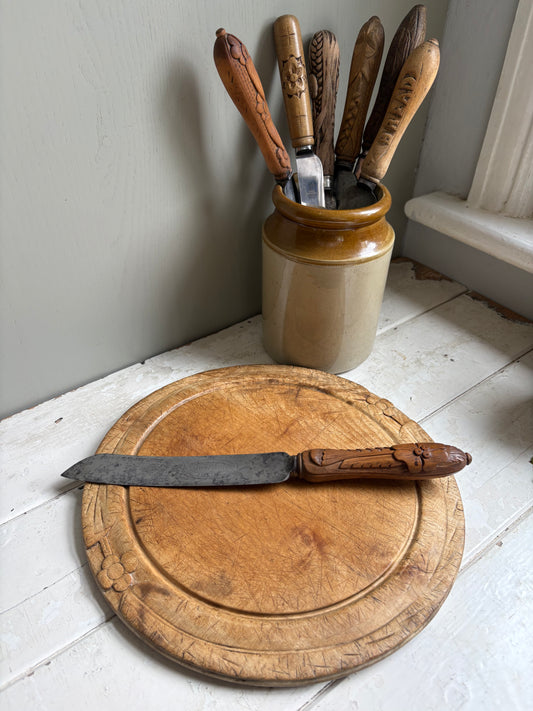 Antique English Bread Board