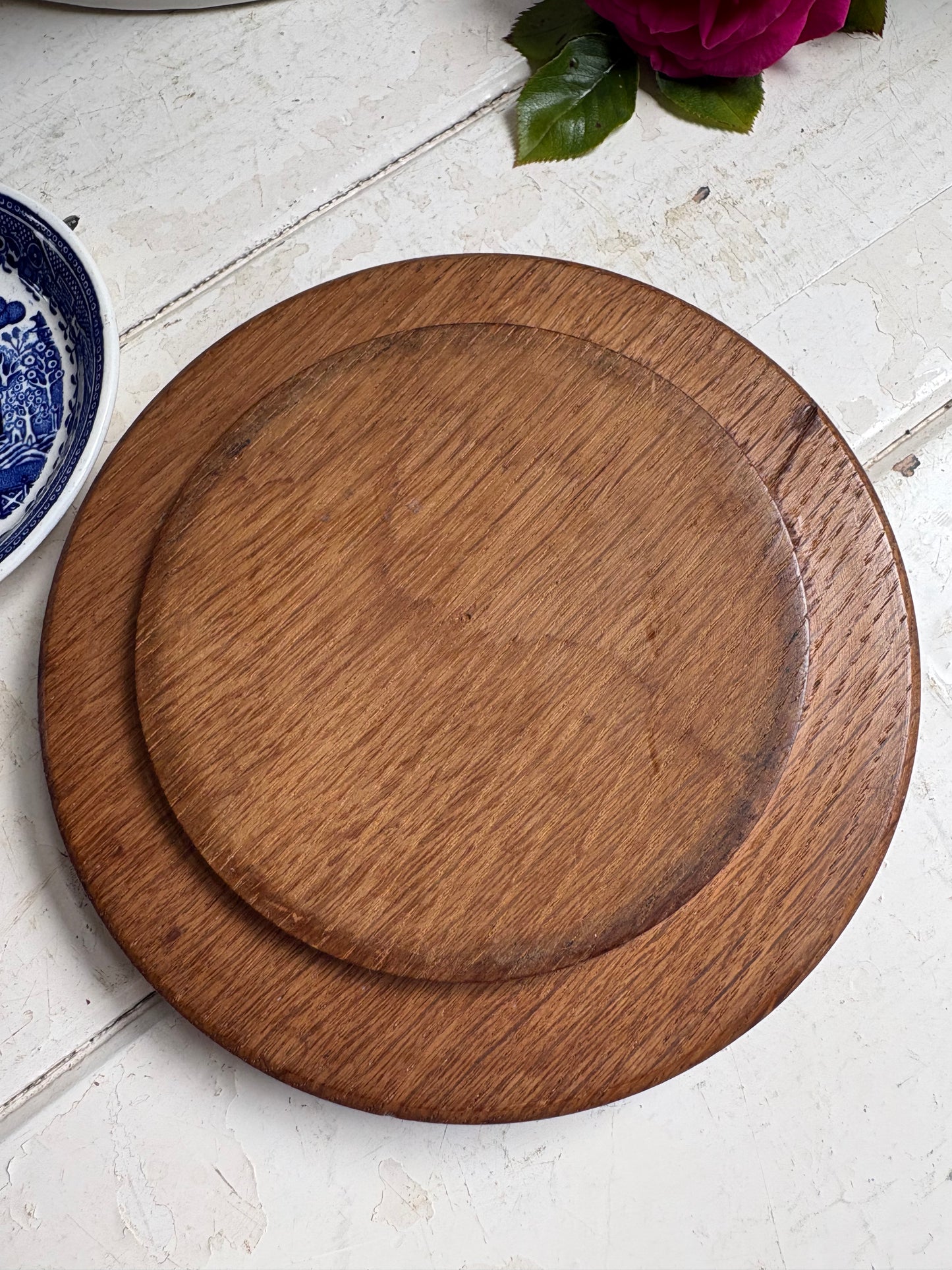 Vintage Treen Butter Dish