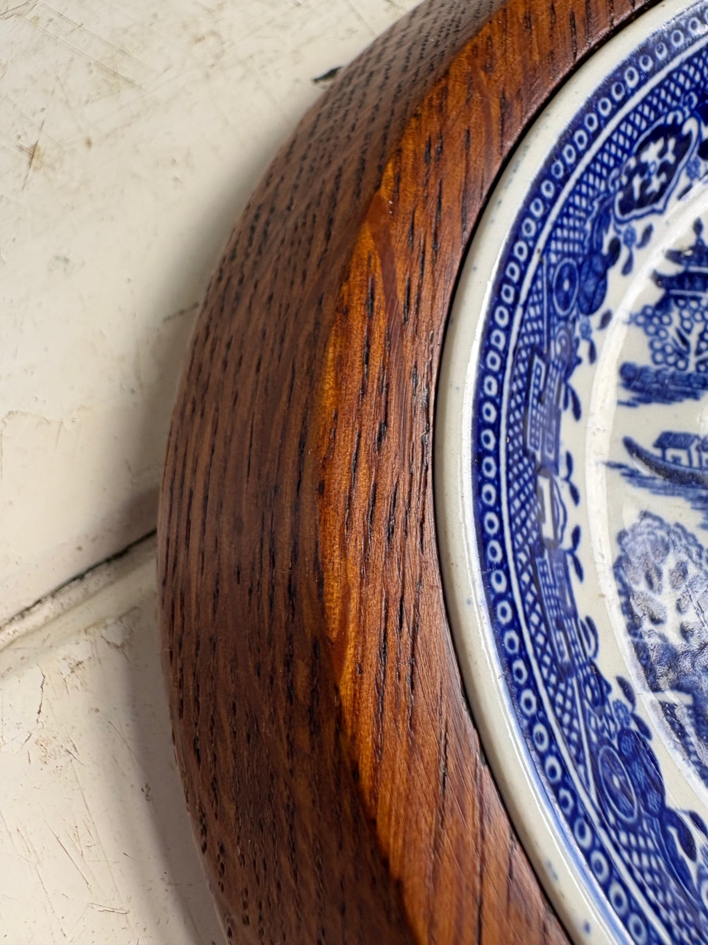 Vintage Treen Butter Dish