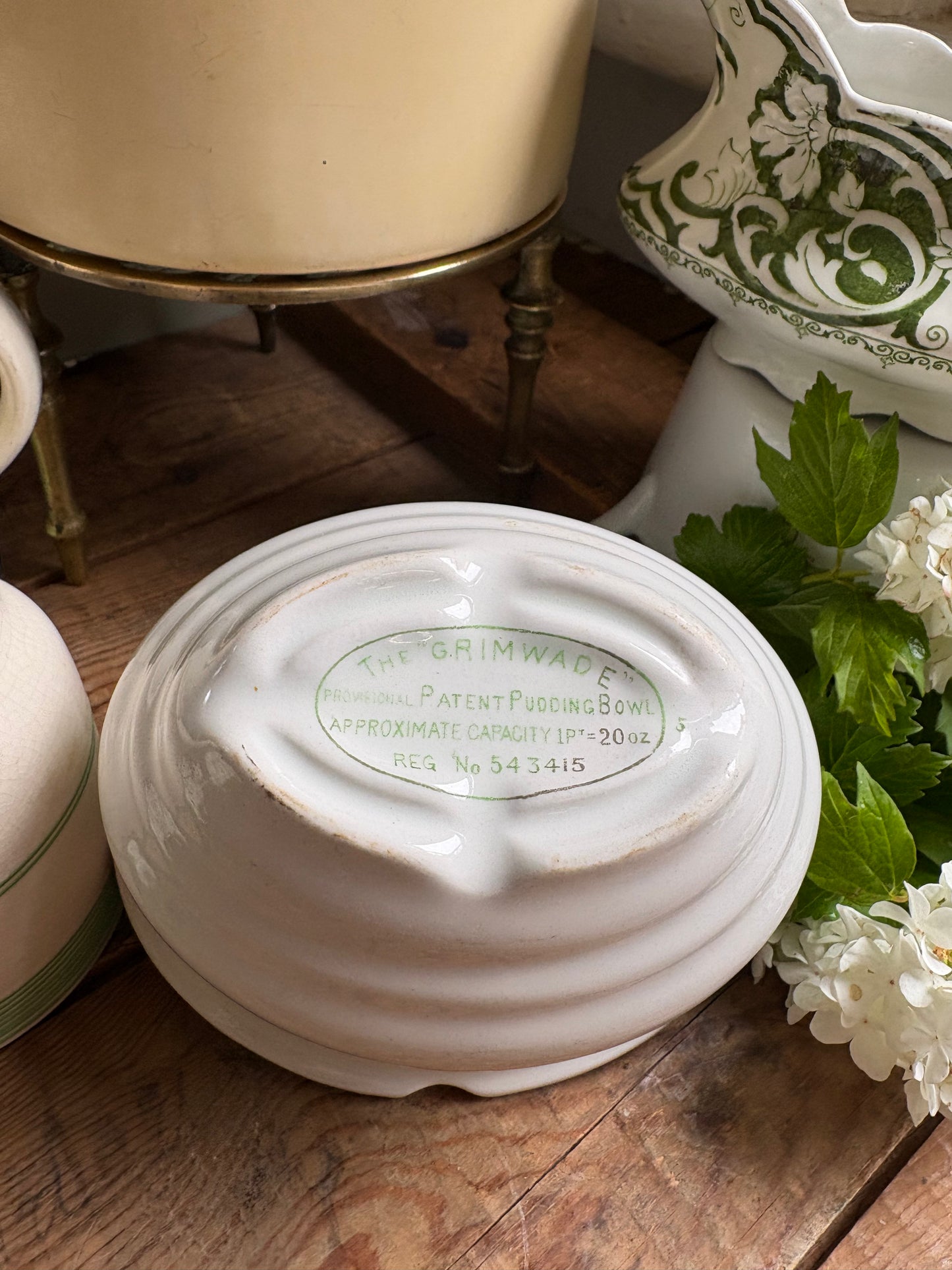 Antique Grimwade Pudding Bowl