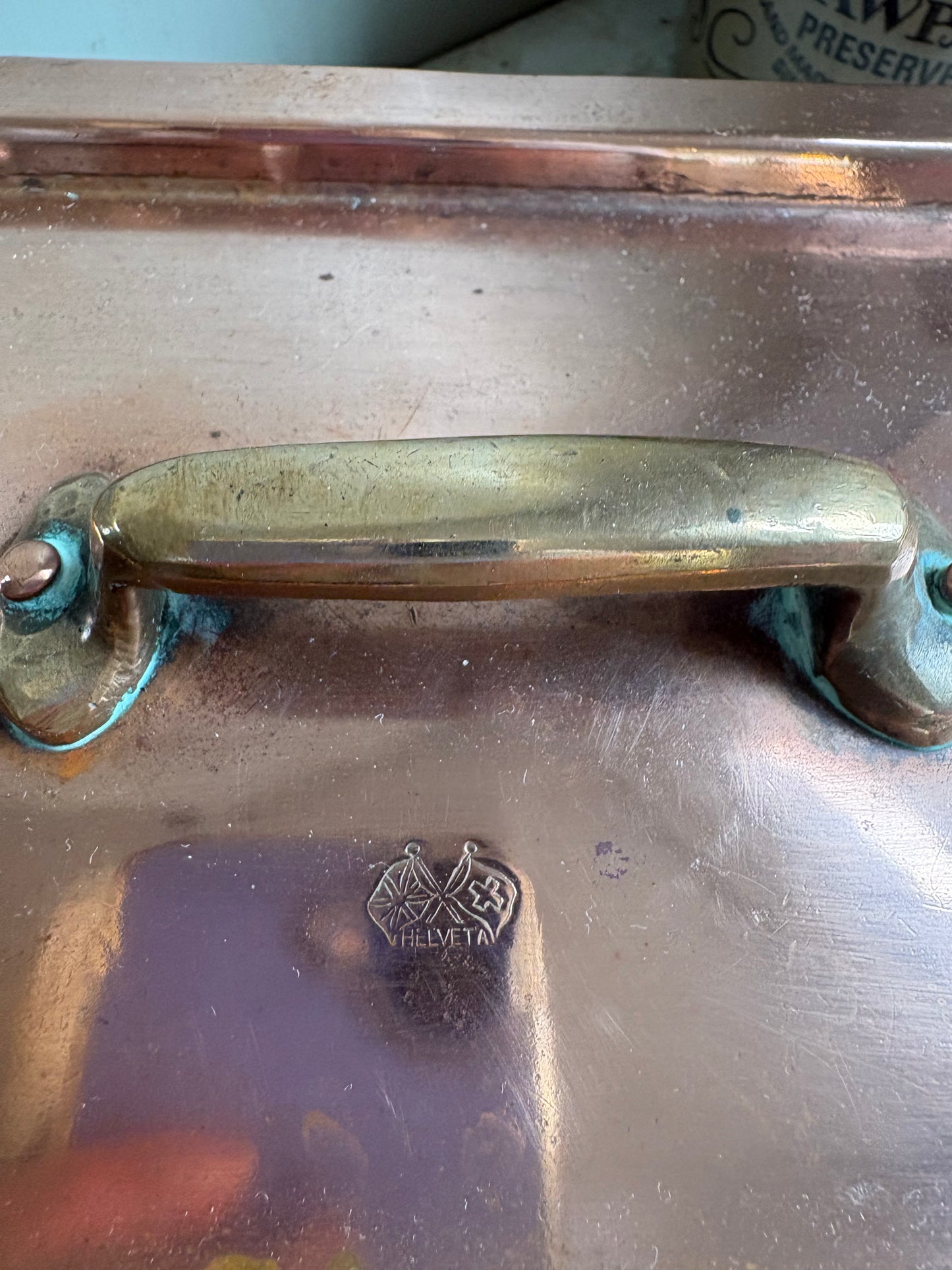 Antique Copper Fish Kettle, Kitchenalia.
