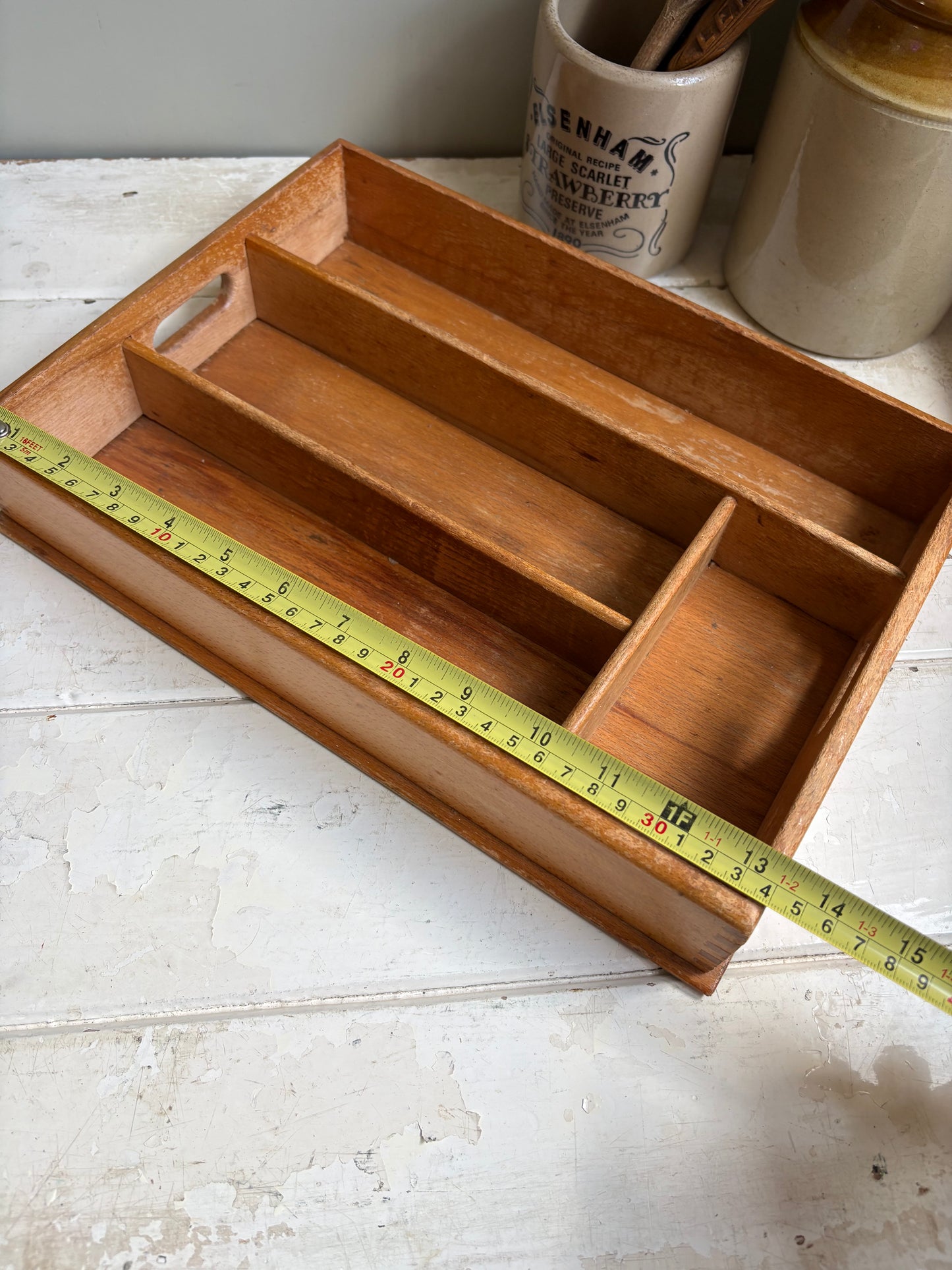 Wooden Cutlery Tray