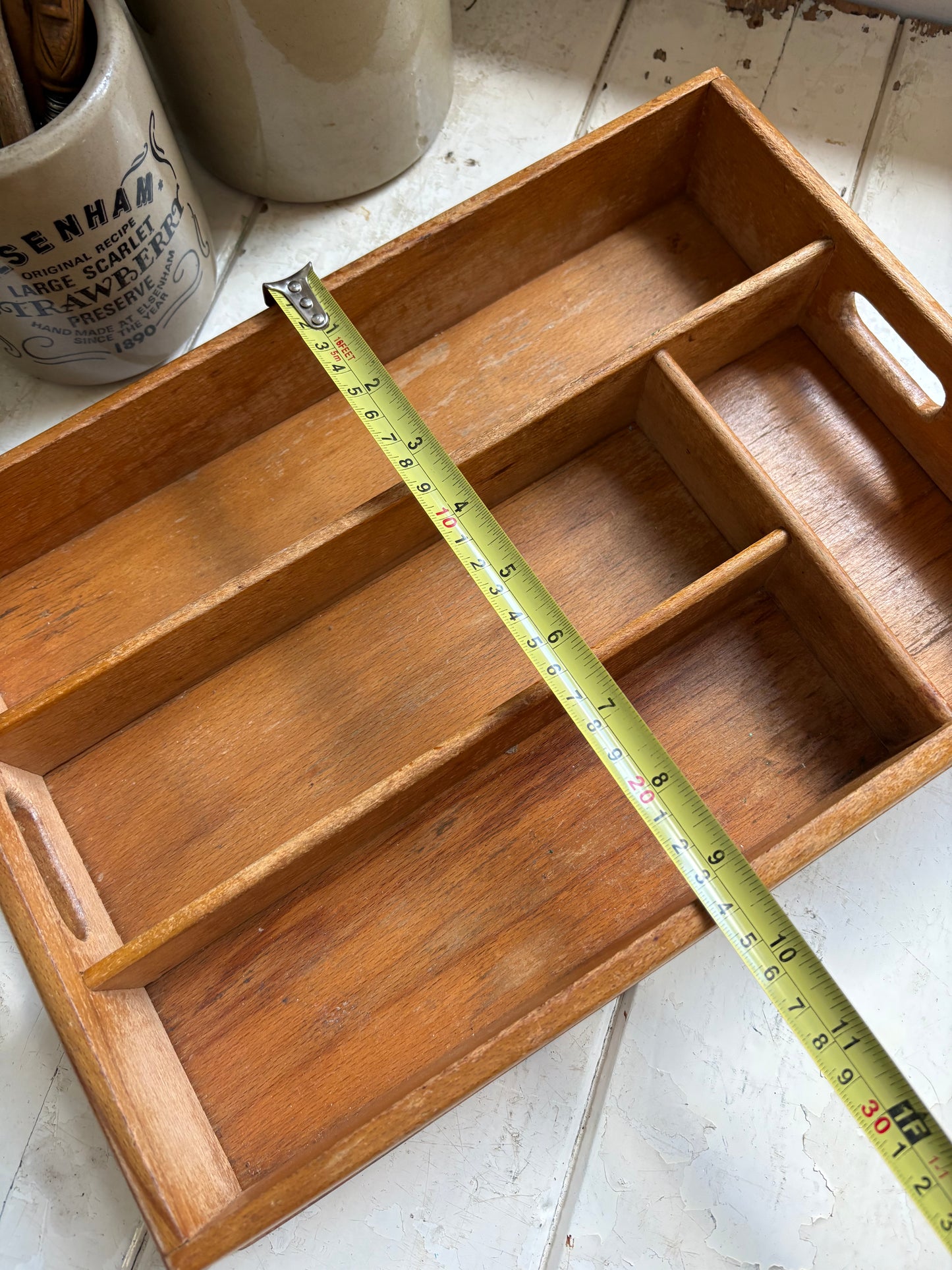 Wooden Cutlery Tray
