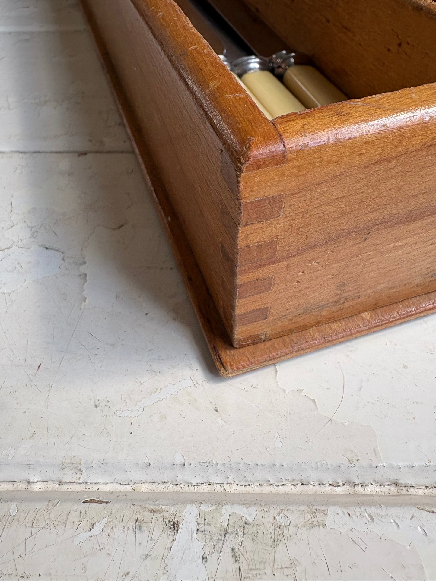 Wooden Cutlery Tray