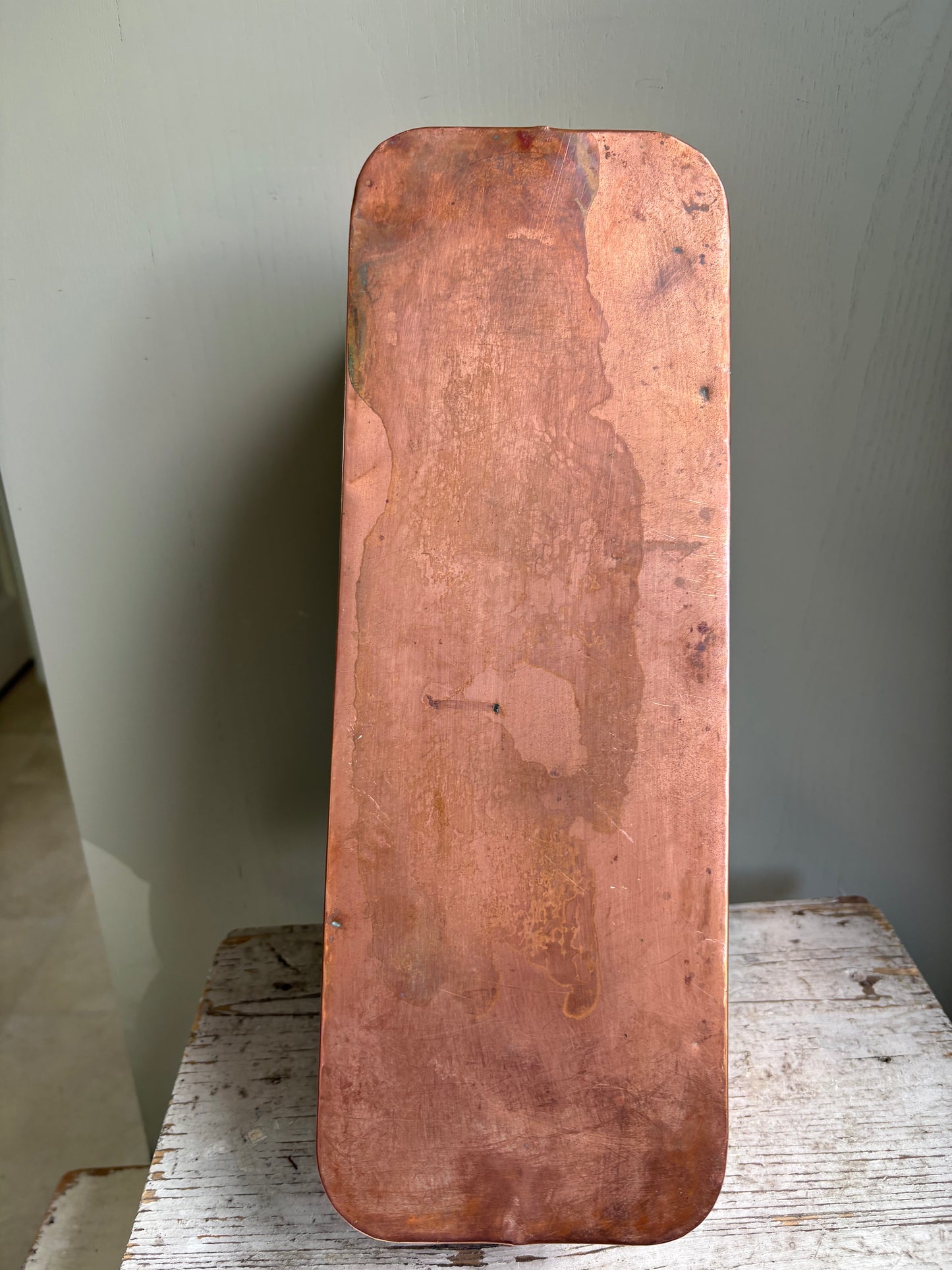 Vintage Copper Trough, Windowsill Planter
