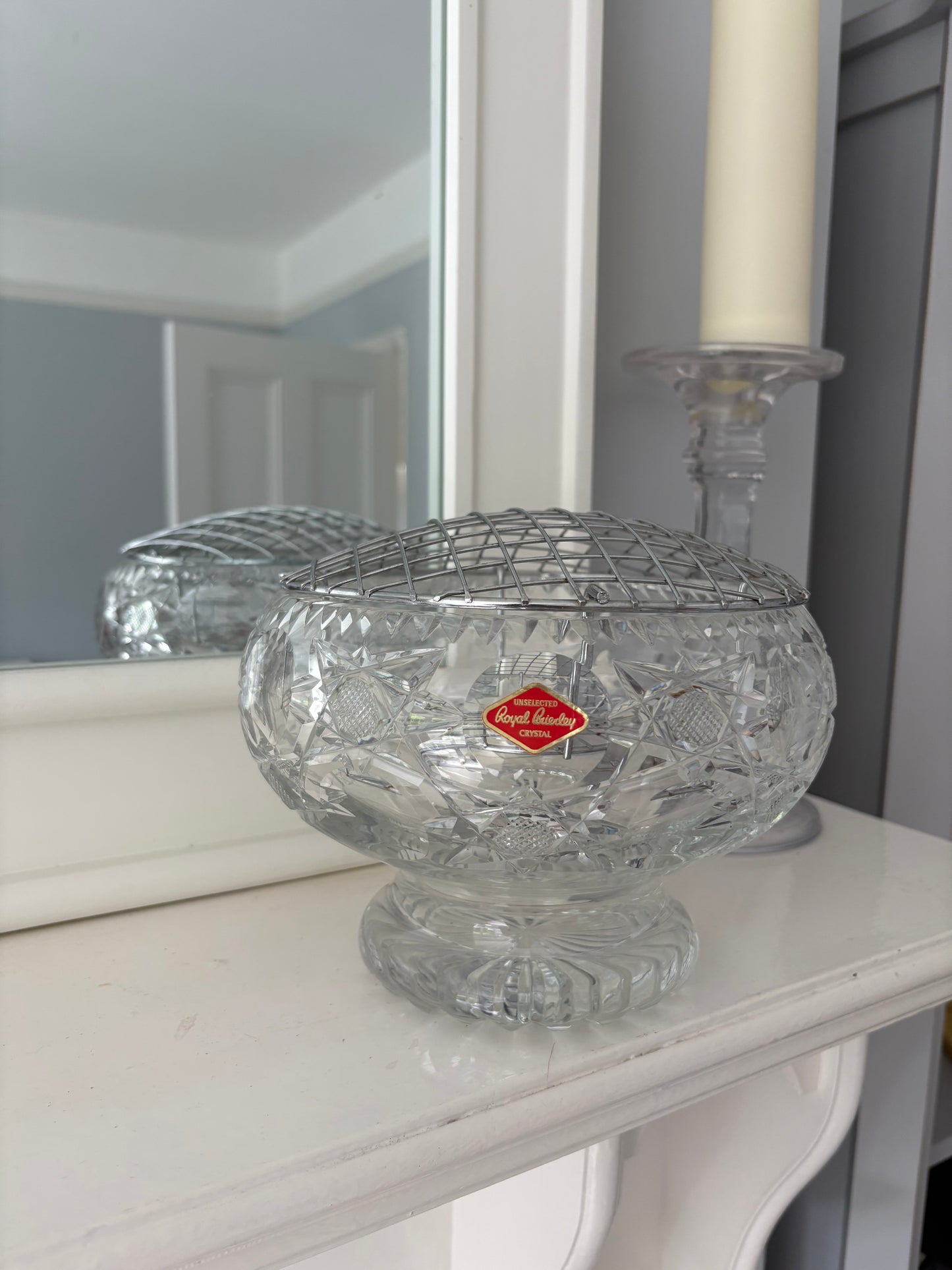 Royal Brierley Crystal PosyVase