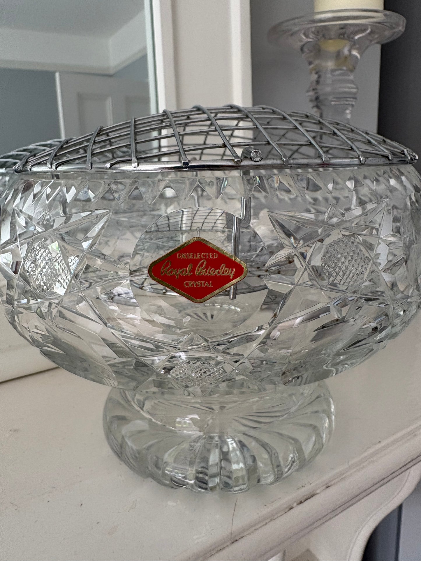 Royal Brierley Crystal PosyVase