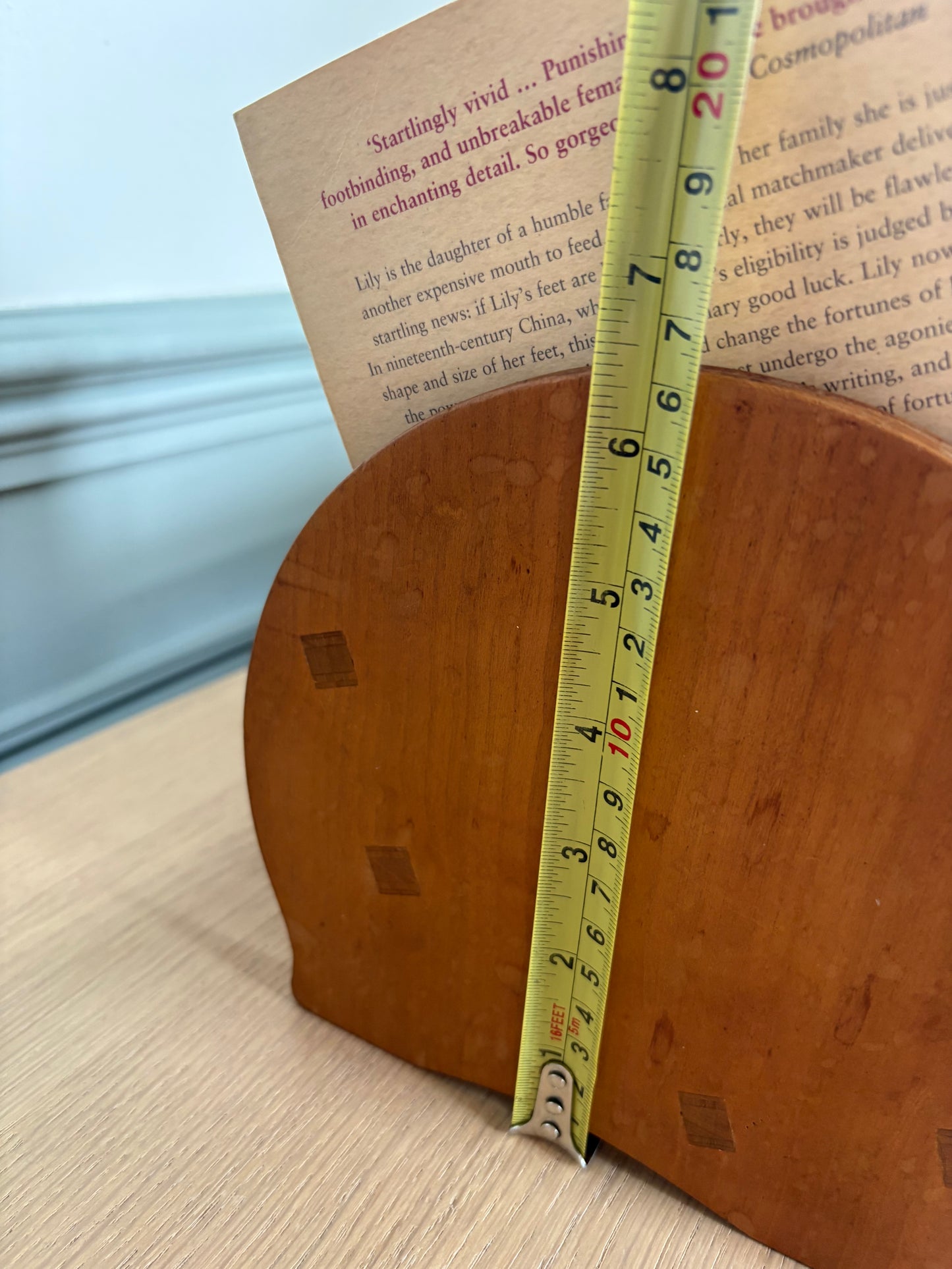 Wooden Book Trough.
