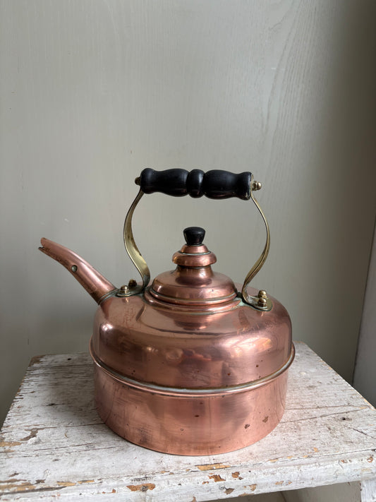 Simplex Patent Whistling Copper Kettle, English Copper Kettle