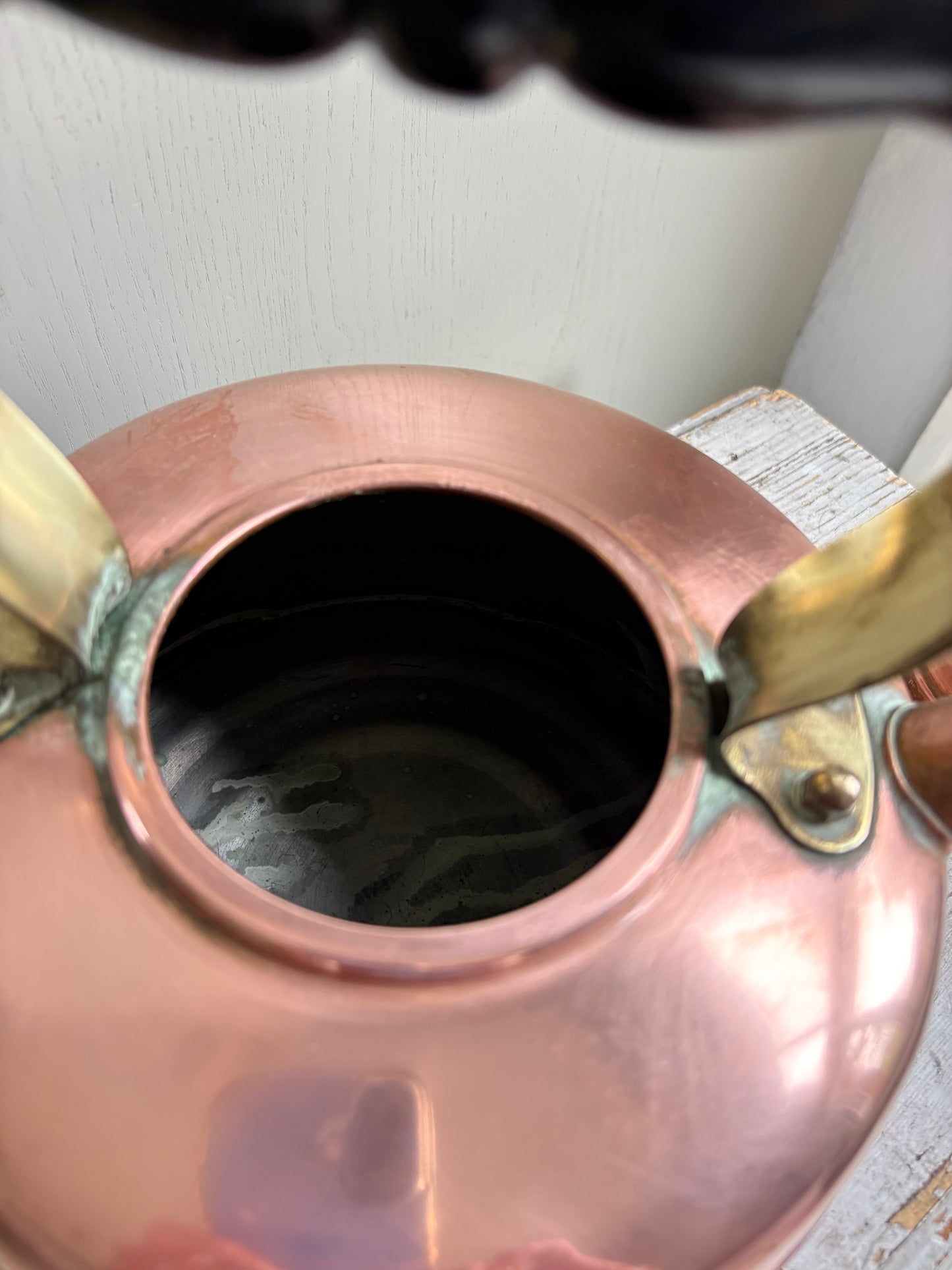 Simplex Patent Whistling Copper Kettle, English Copper Kettle