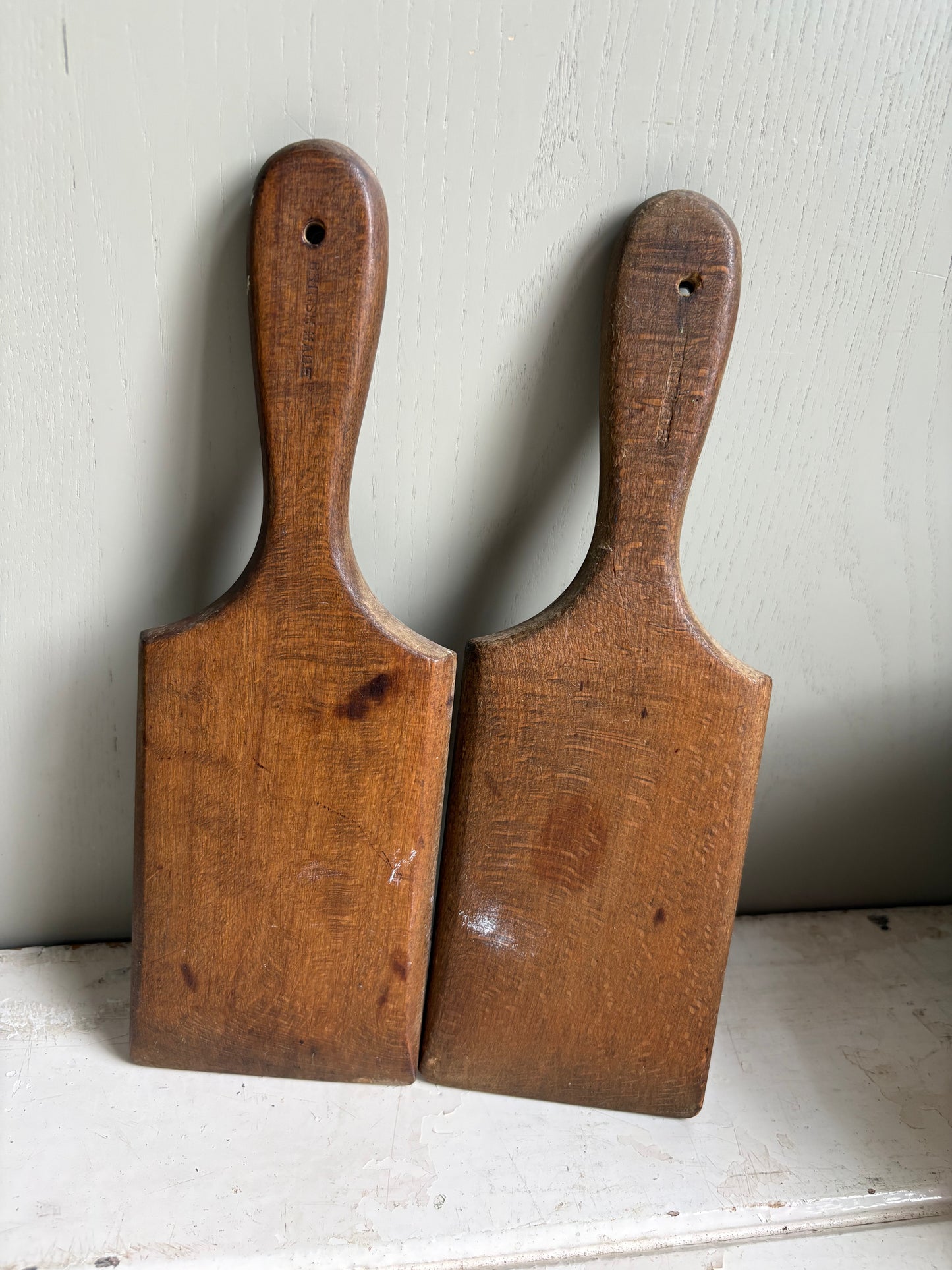 Vintage Wooden Butter Pats
