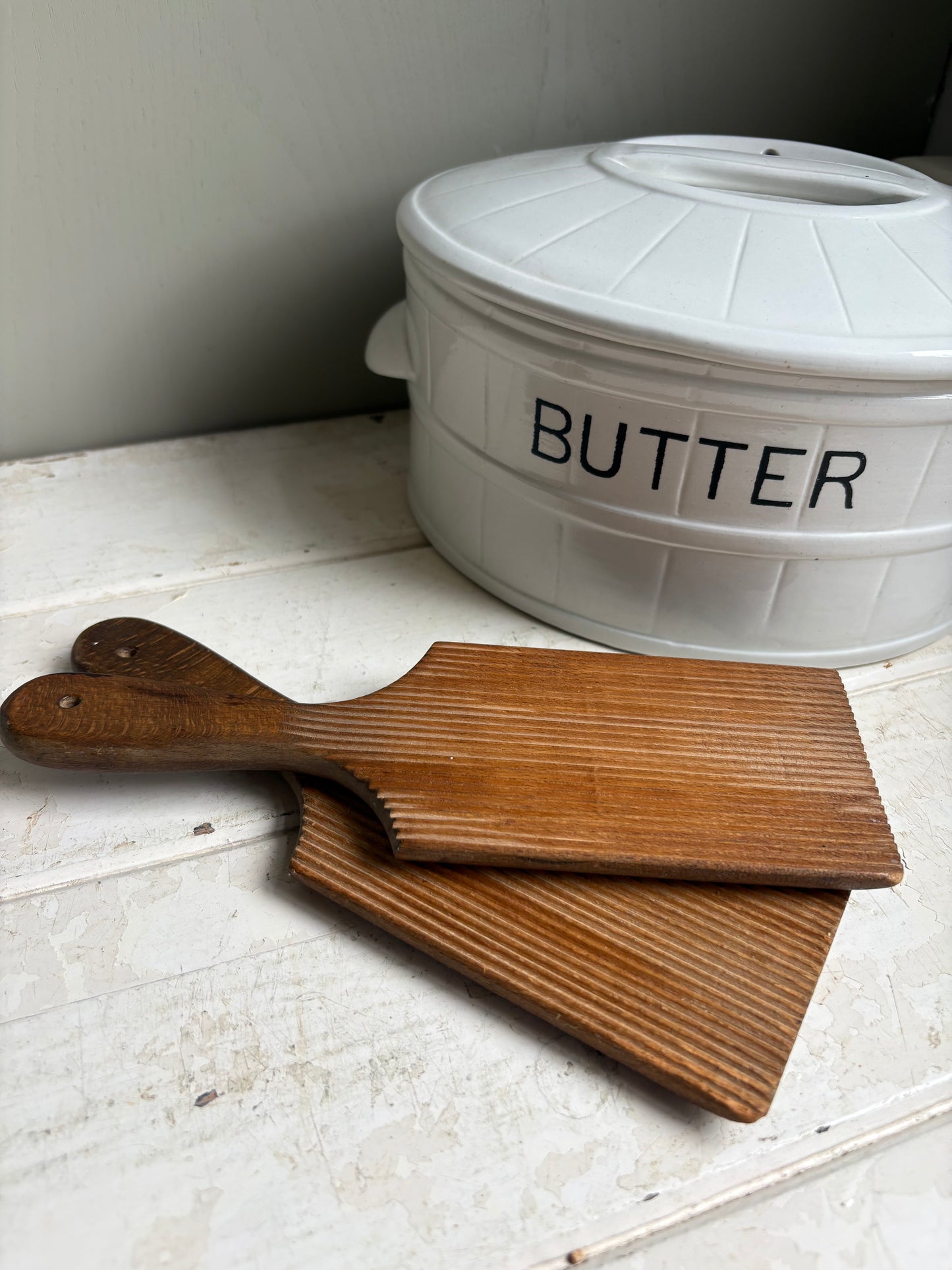 Vintage Wooden Butter Pats