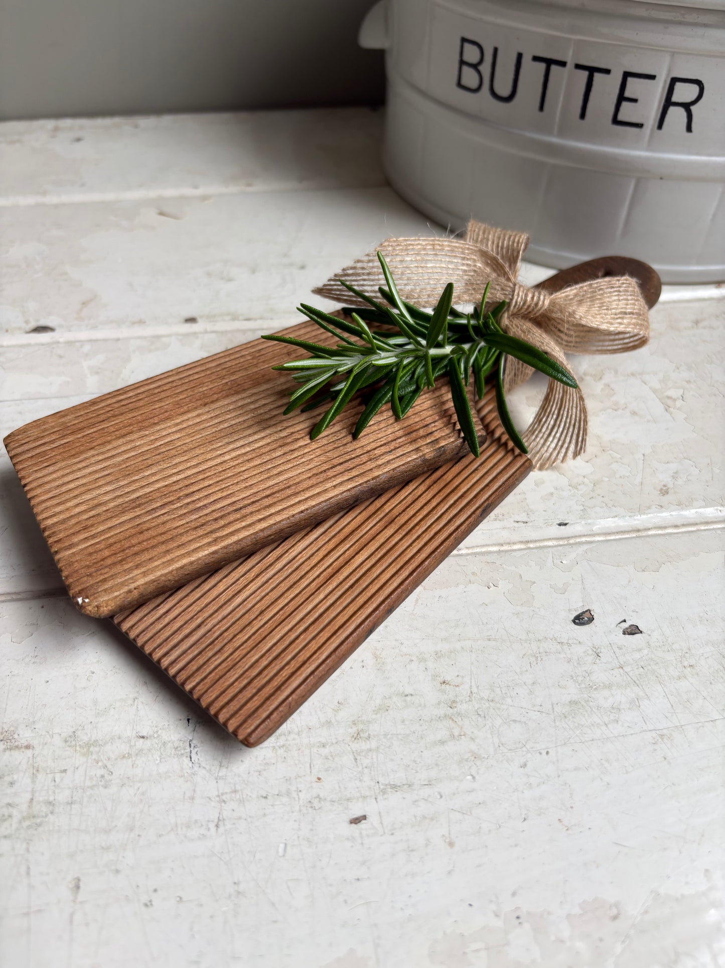 Vintage Wooden Butter Pats