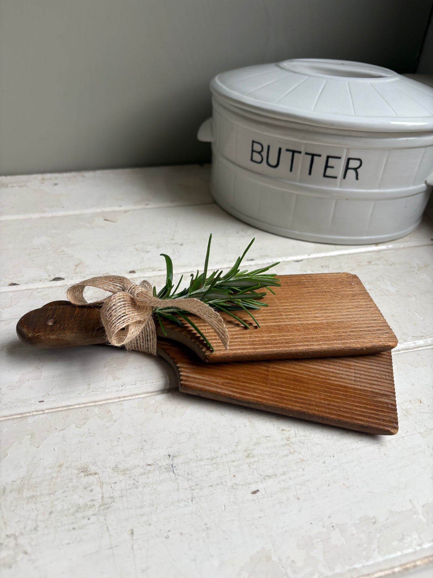 Vintage Wooden Butter Pats