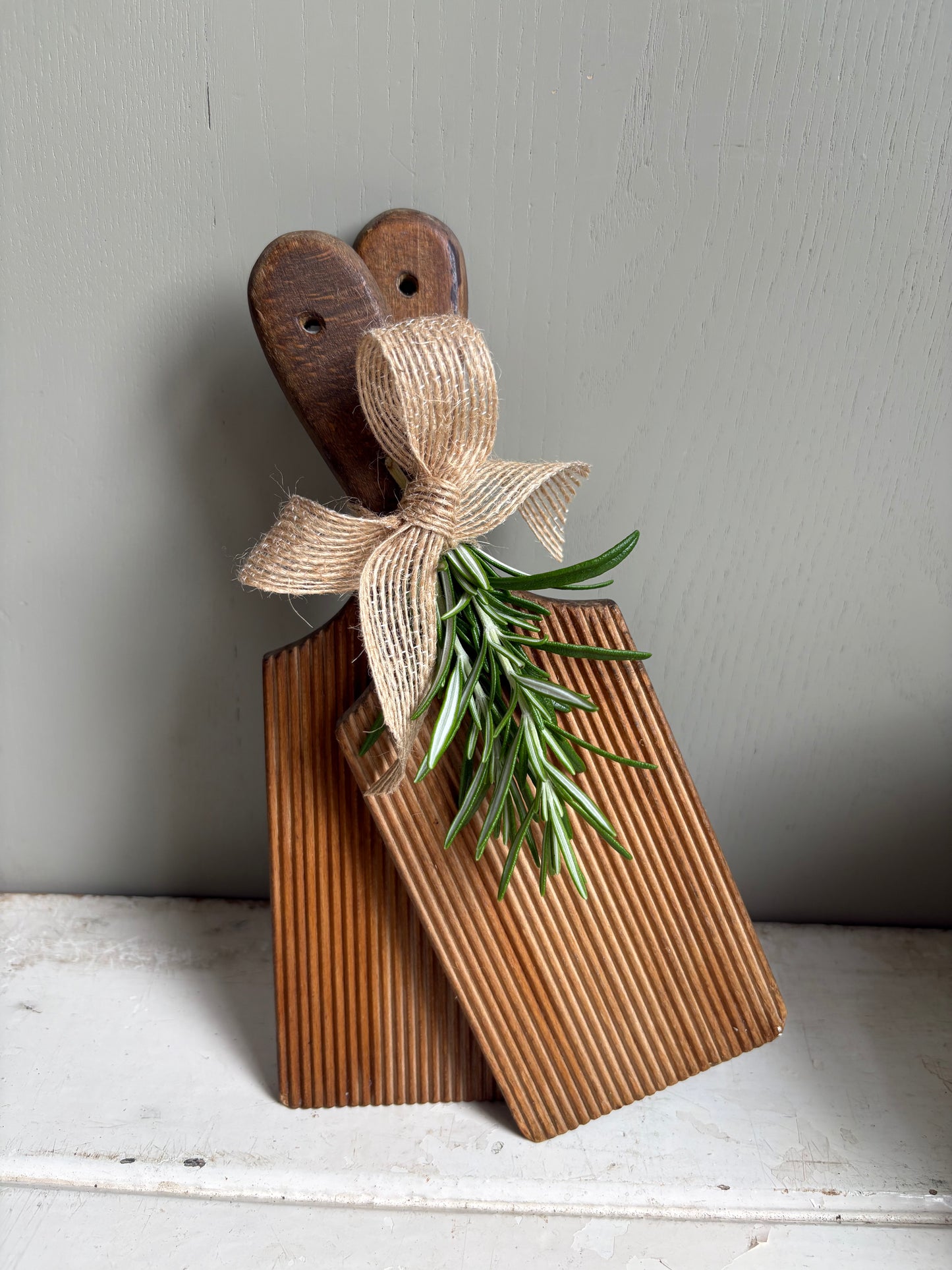 Vintage Wooden Butter Pats