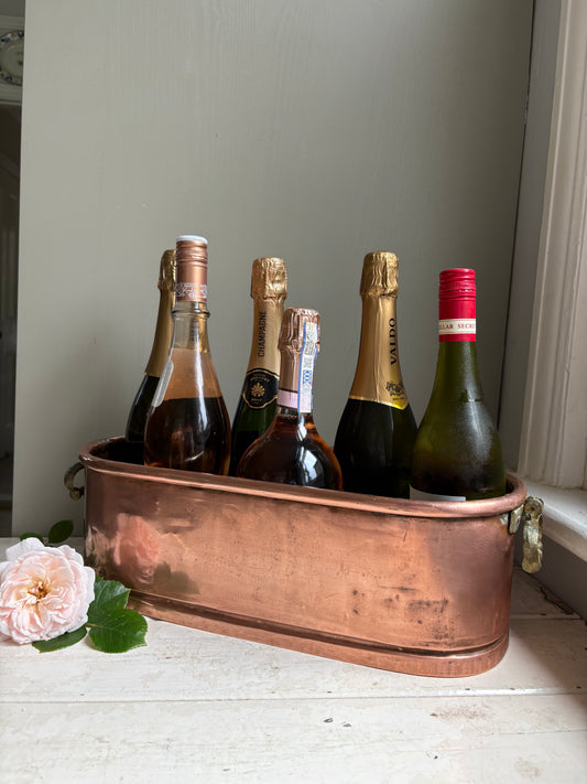 Large Copper Trough