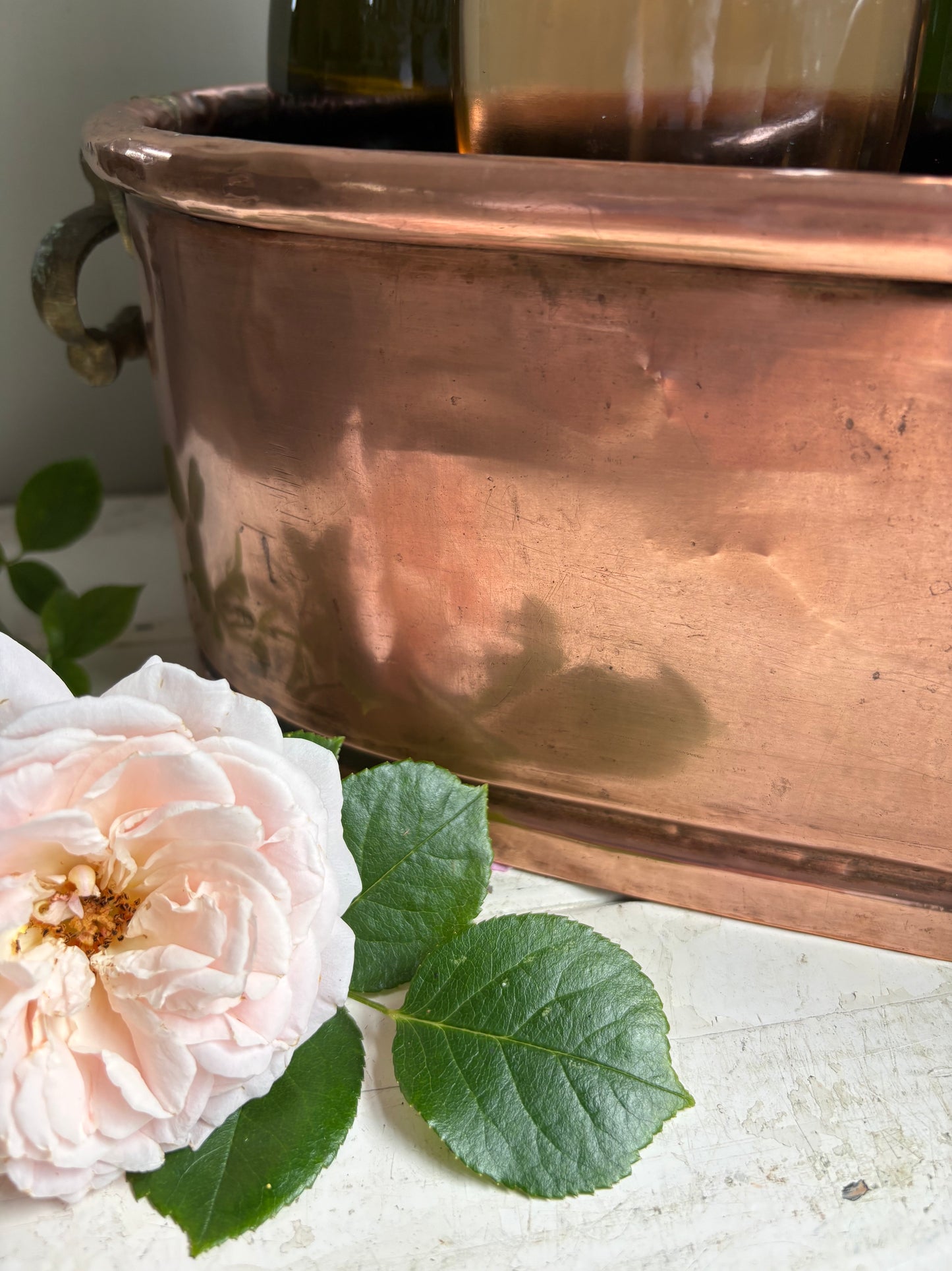 Large Copper Trough