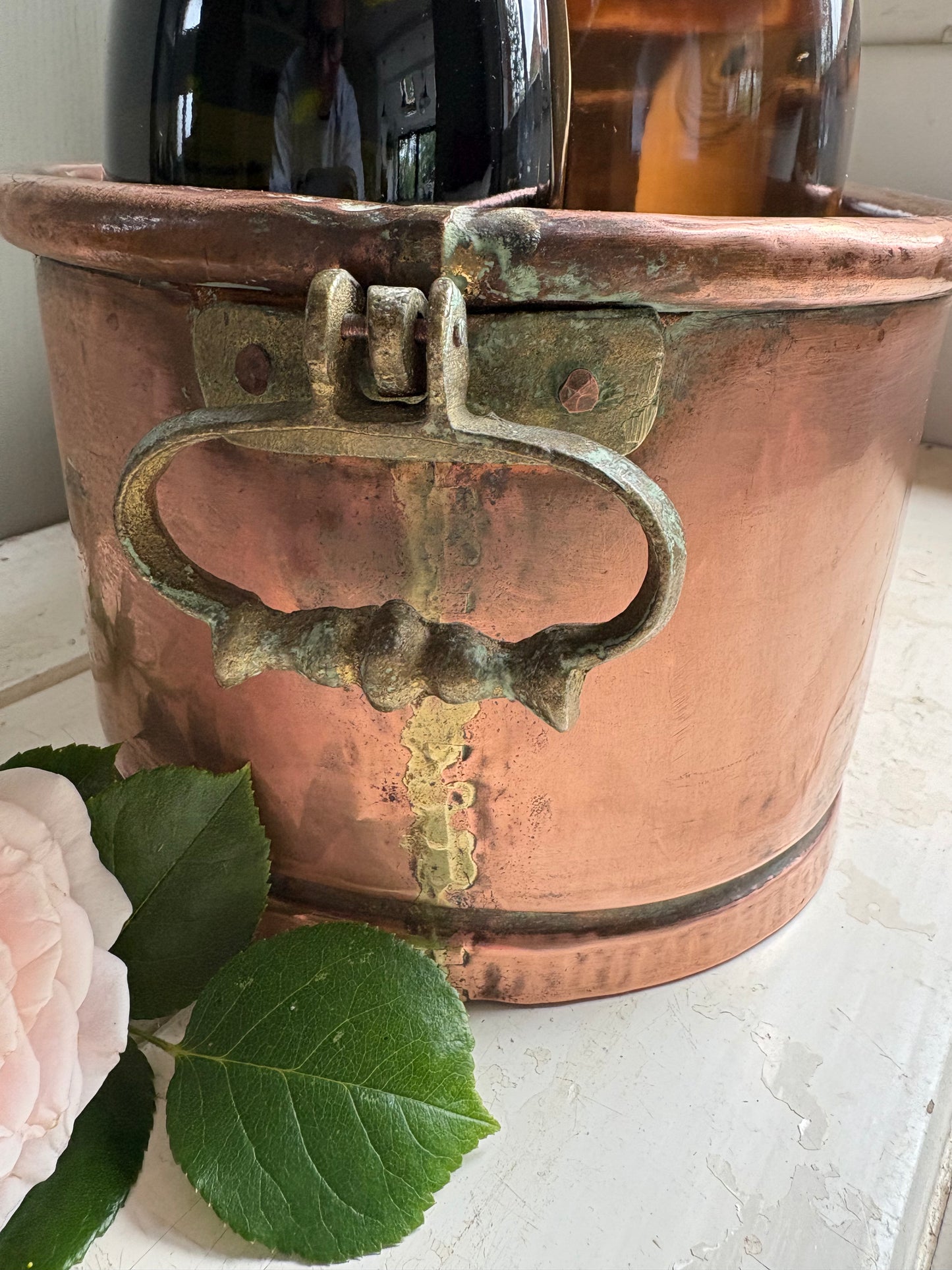 Large Copper Trough