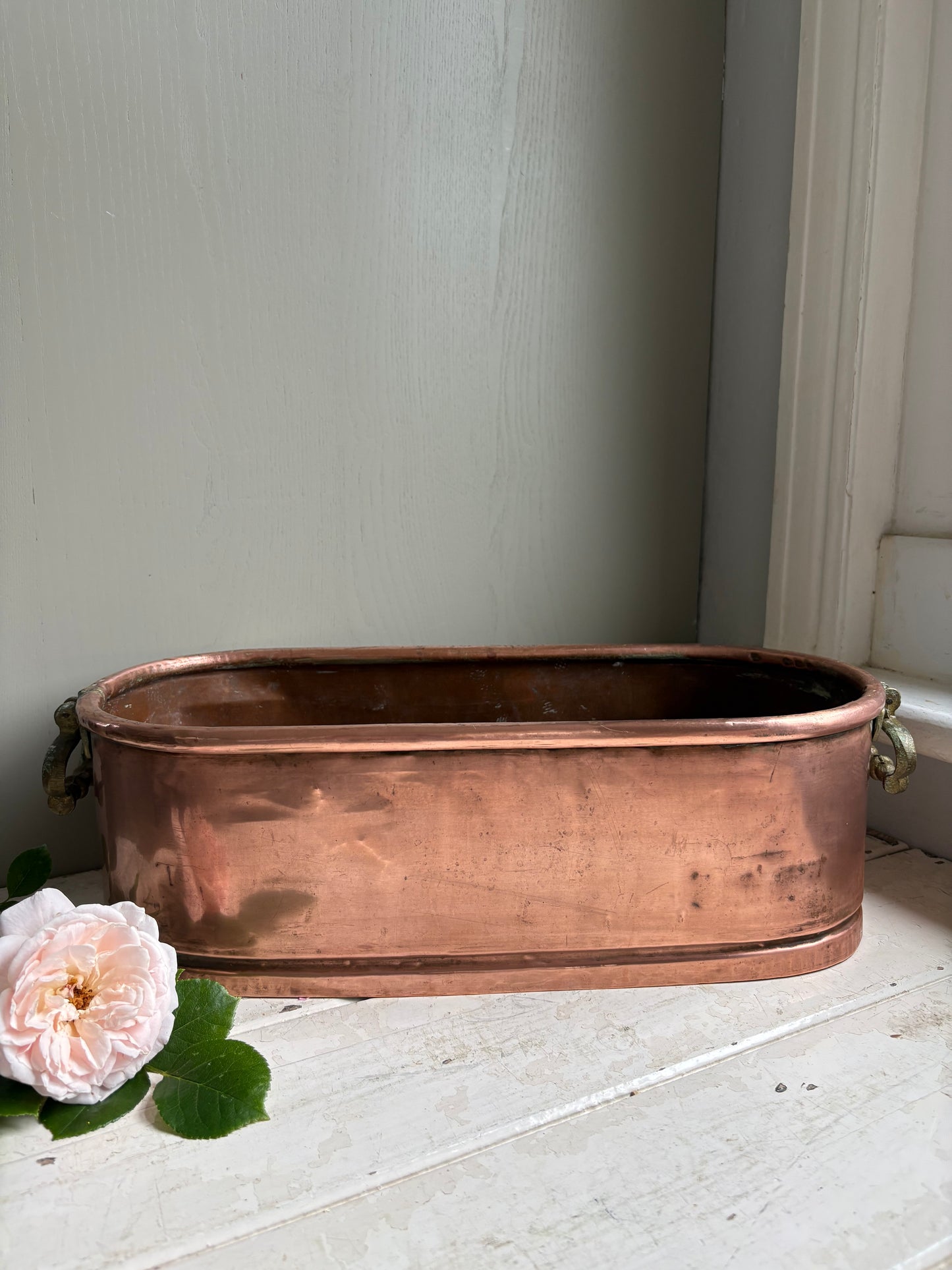 Large Copper Trough