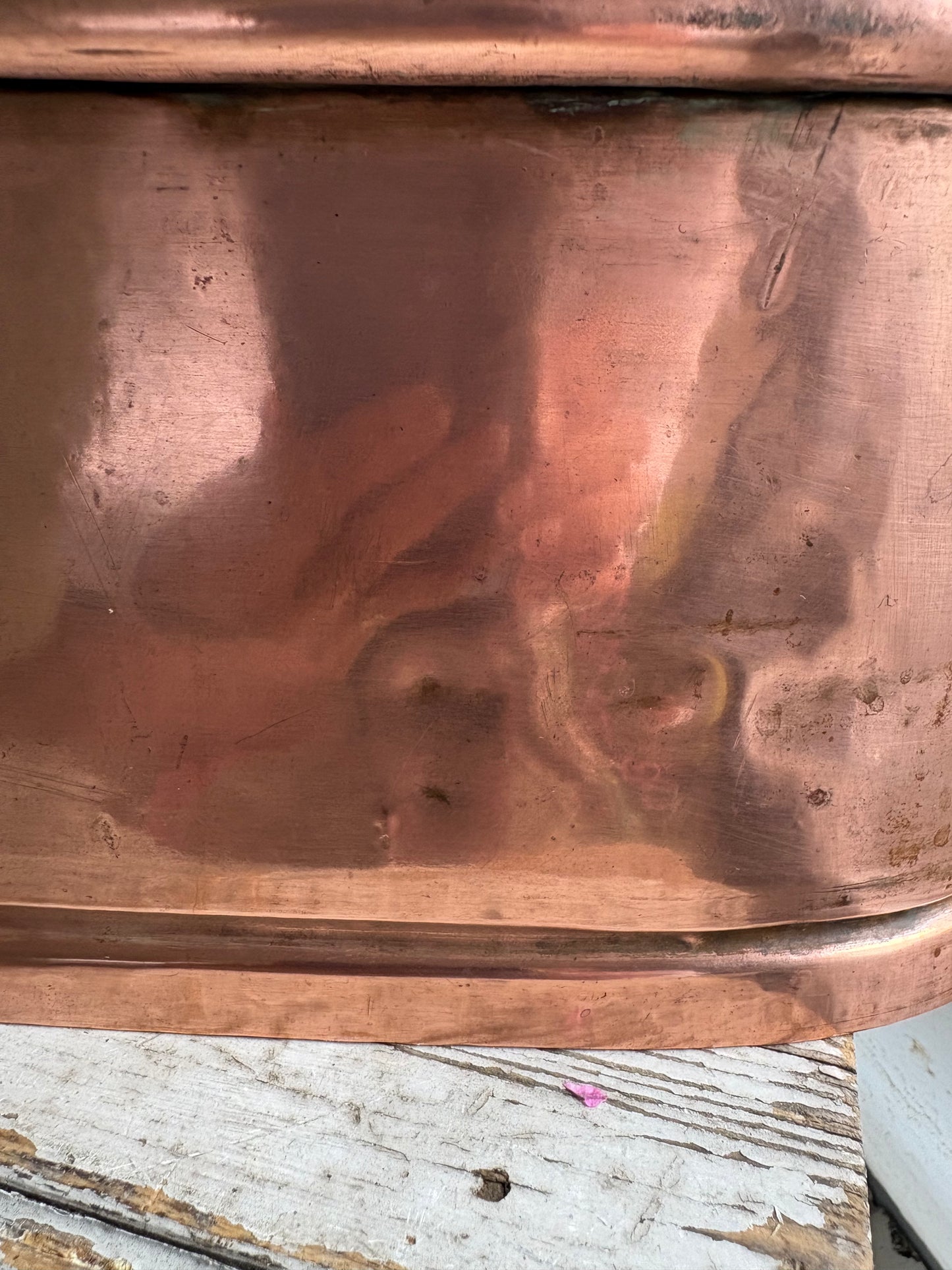 Large Copper Trough