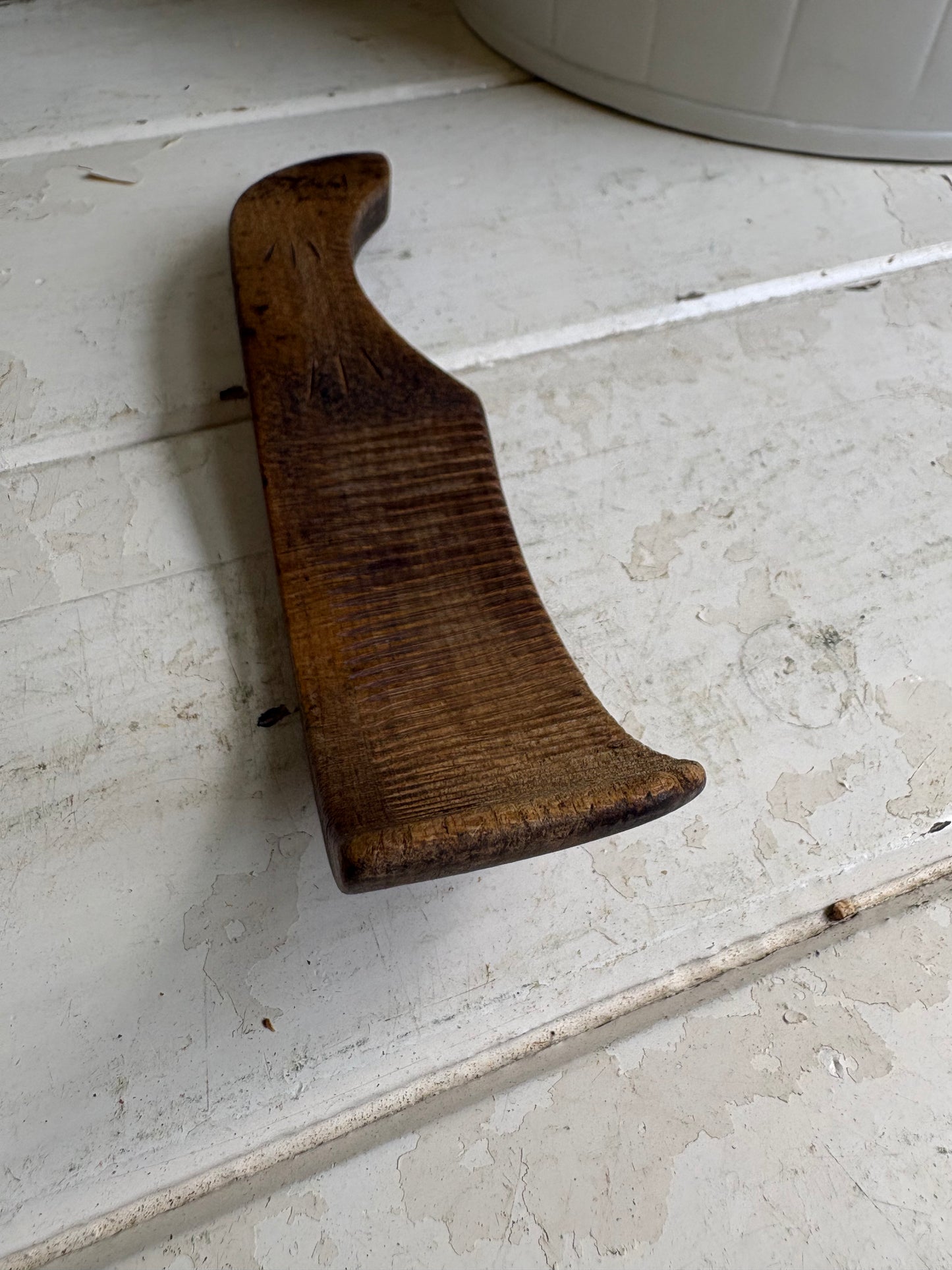 Antique English Butter Curler,Treen