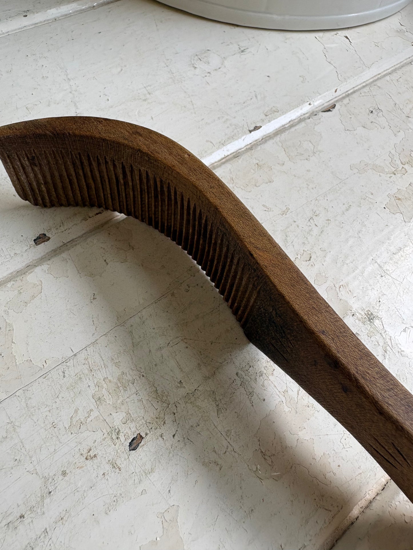 Antique English Butter Curler,Treen