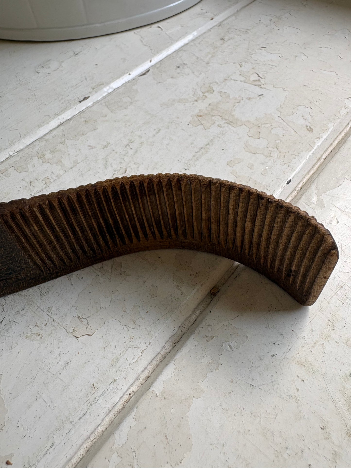 Antique English Butter Curler,Treen