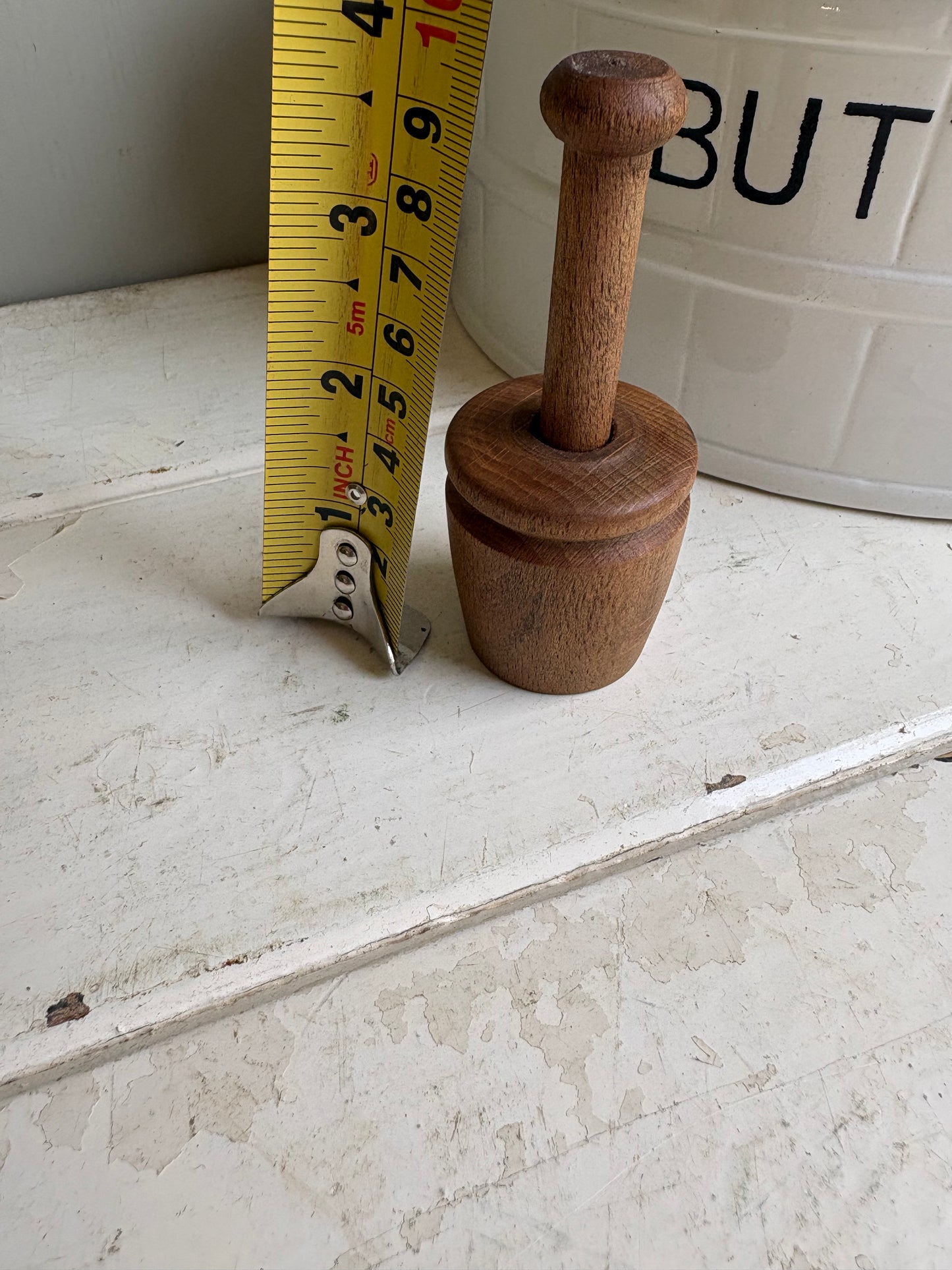 Small Butter Stamp-Treen-Butter Mould