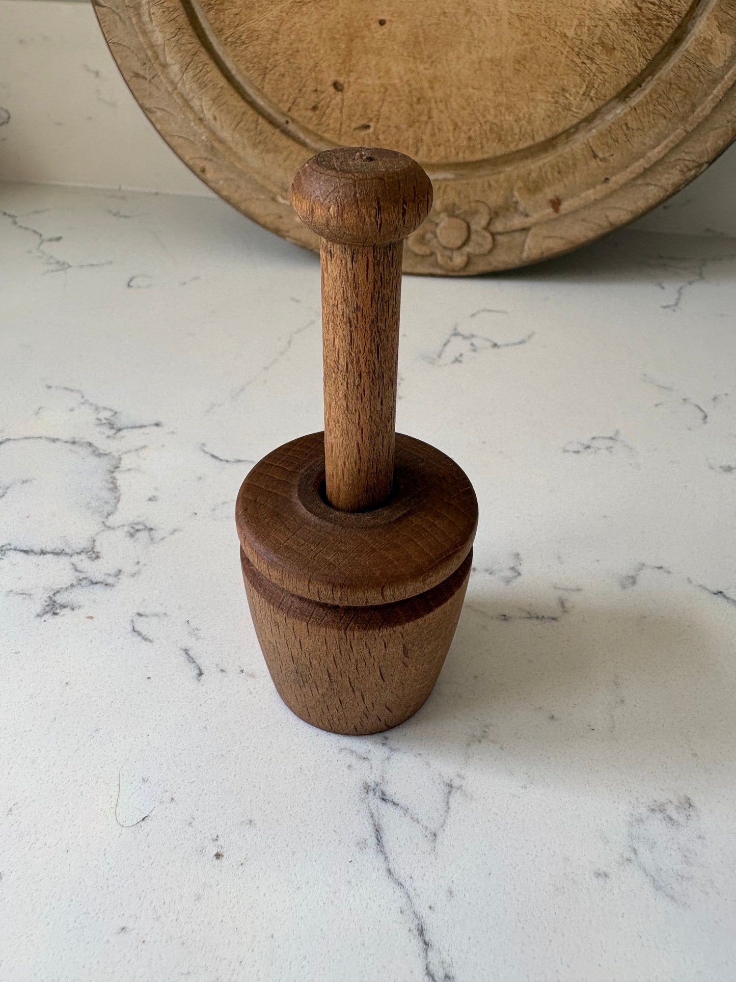 Small Butter Stamp - Treen -Butter Mould