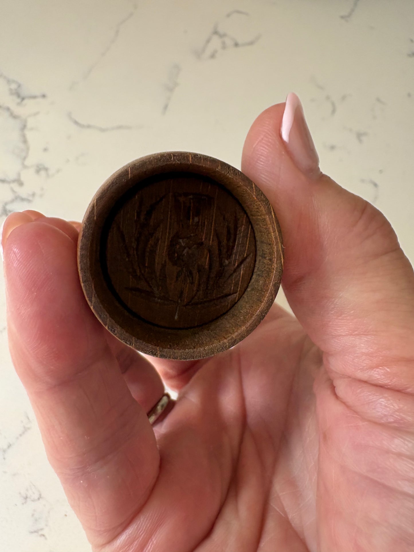 Small Butter Stamp - Treen -Butter Mould