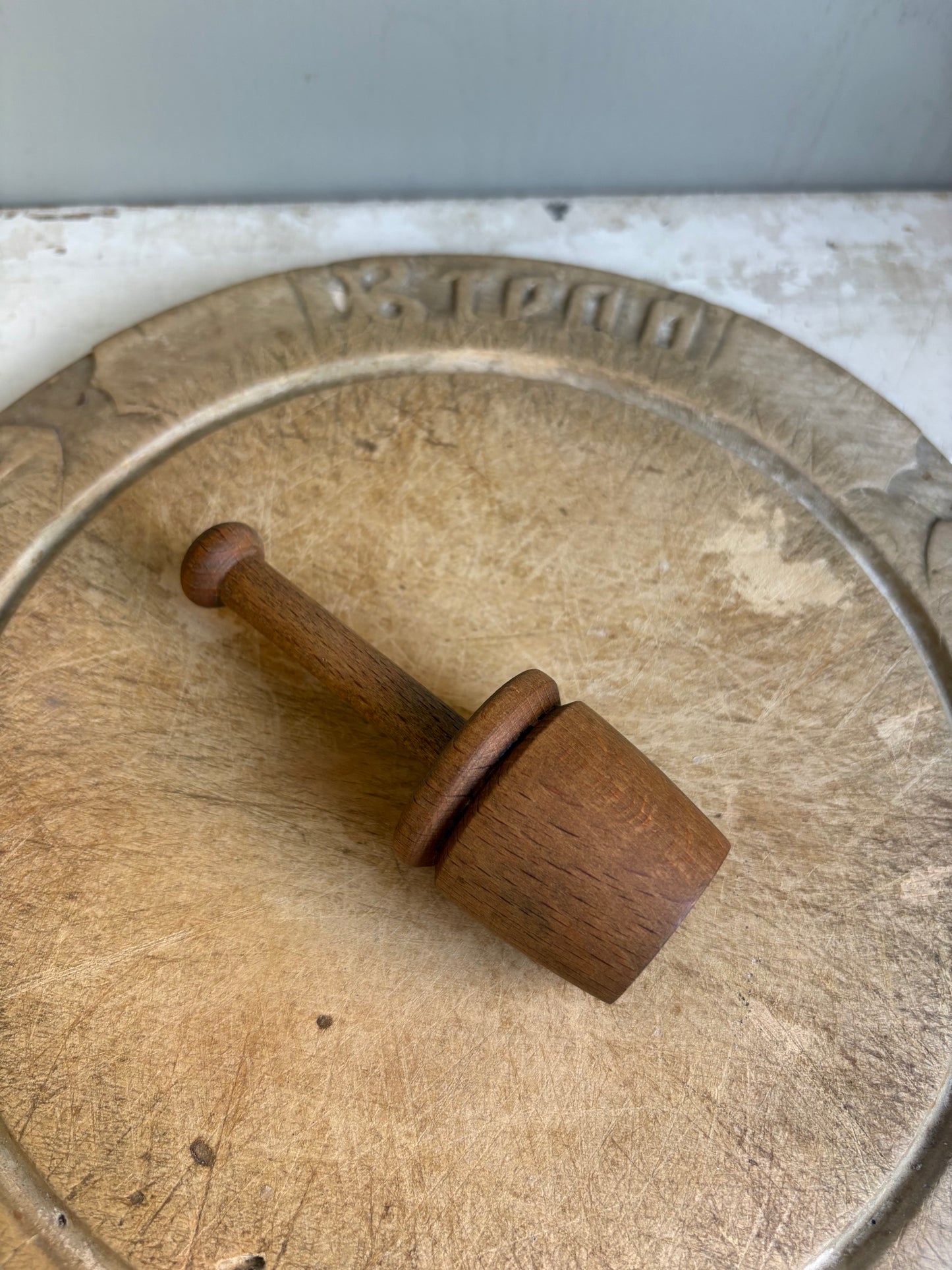 Small Butter Stamp - Treen -Butter Mould